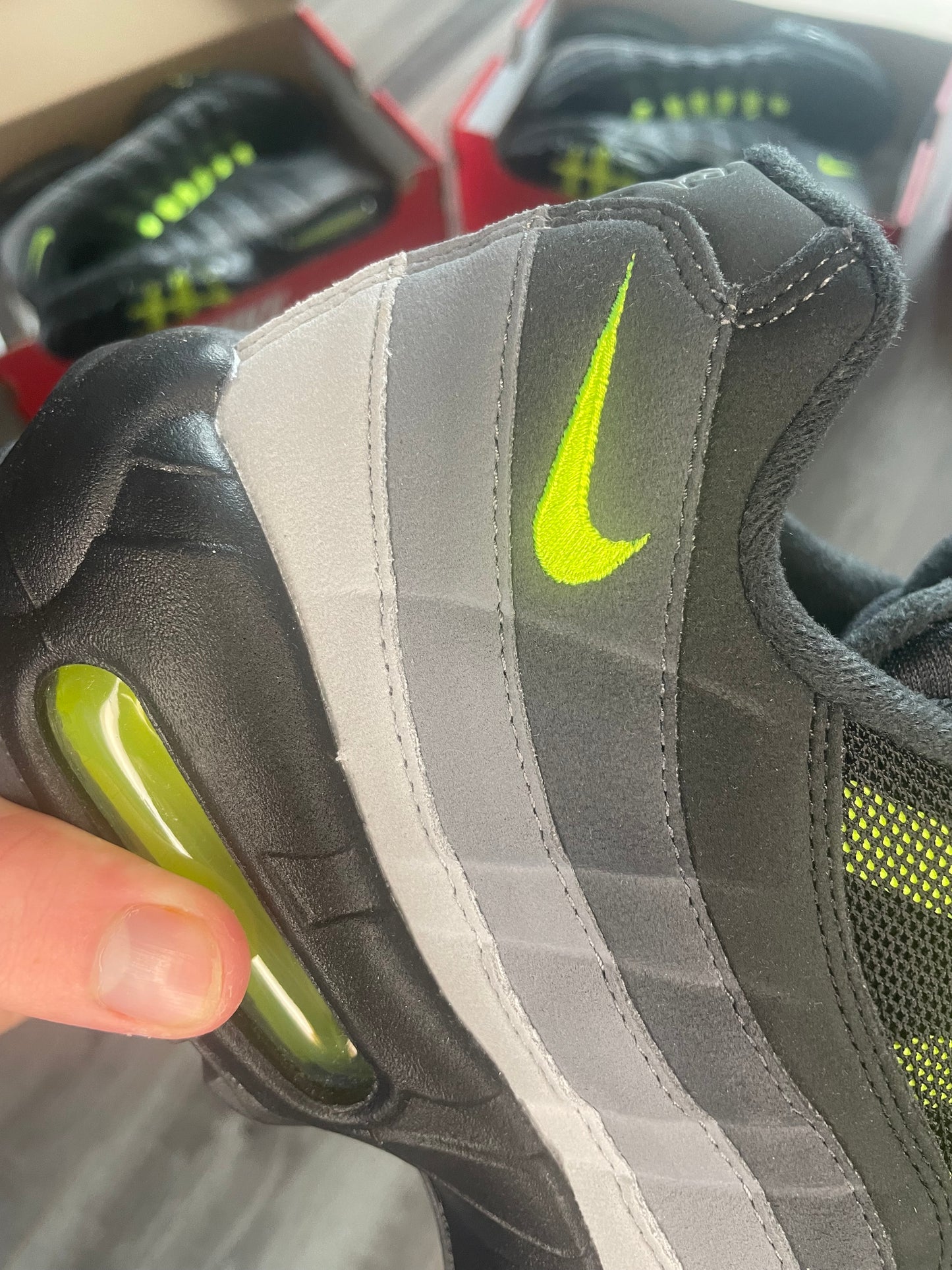 Nike air max 95 reverse neon brand new