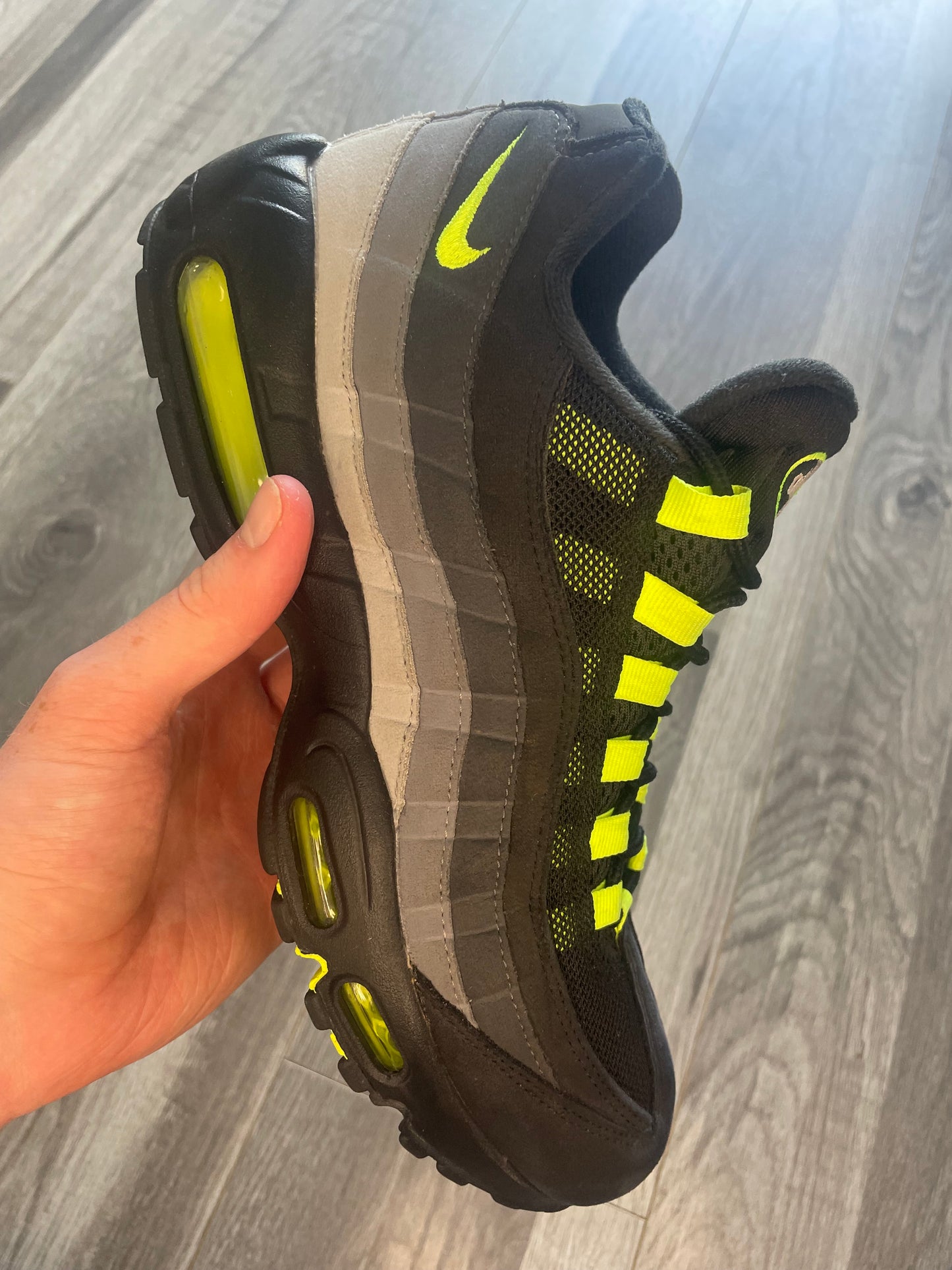Nike air max 95 reverse neon Uk 8 (used)