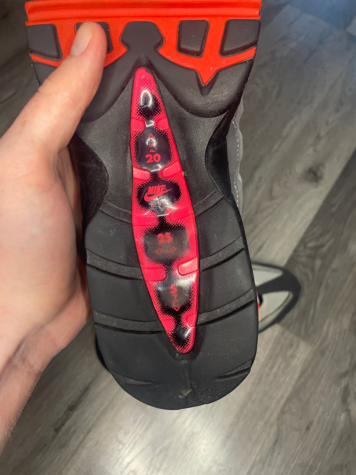 Nike air max 95 solar red Uk 9 used