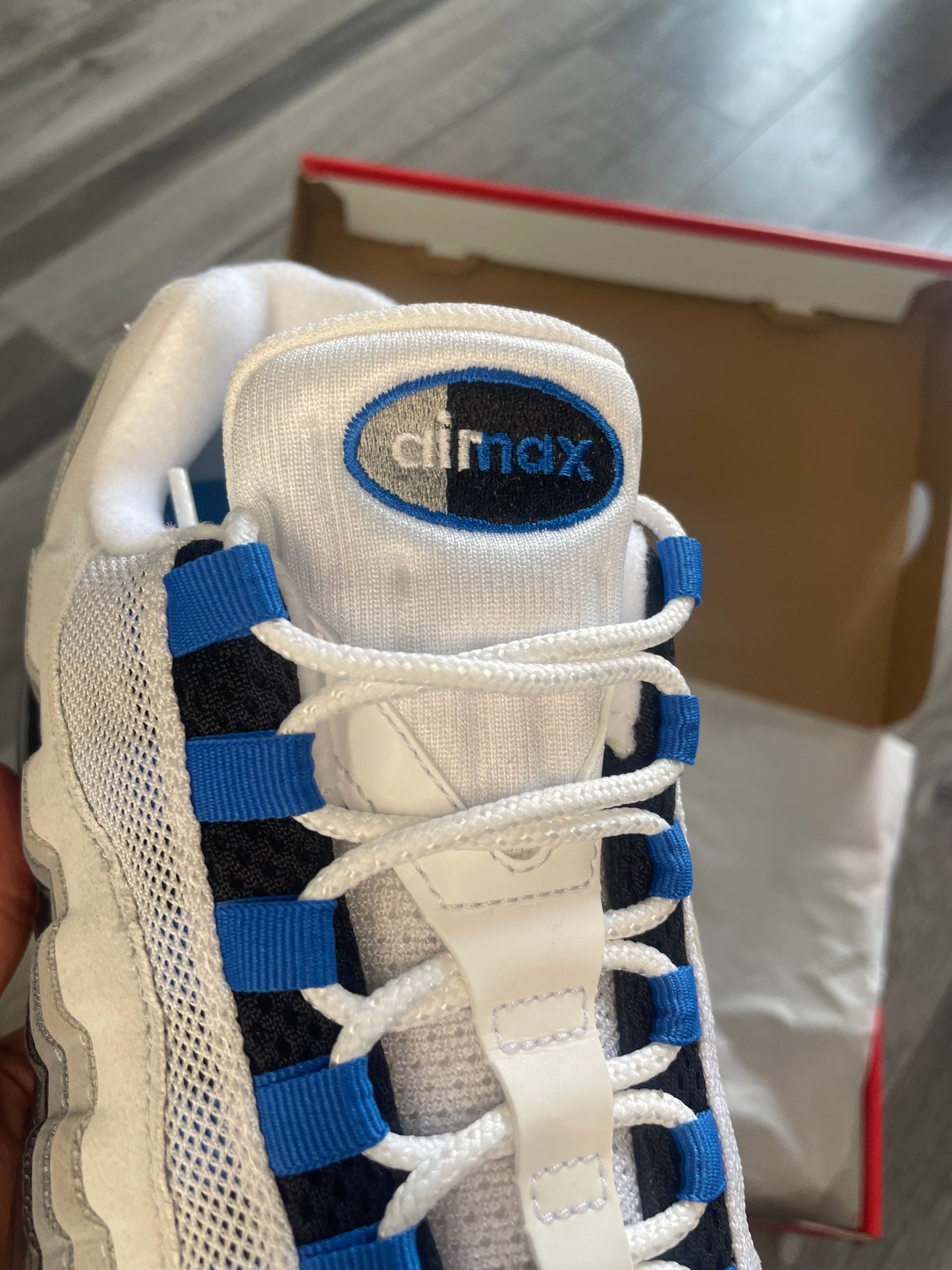 Nike air max 95 spark blue multiple sizes brand new