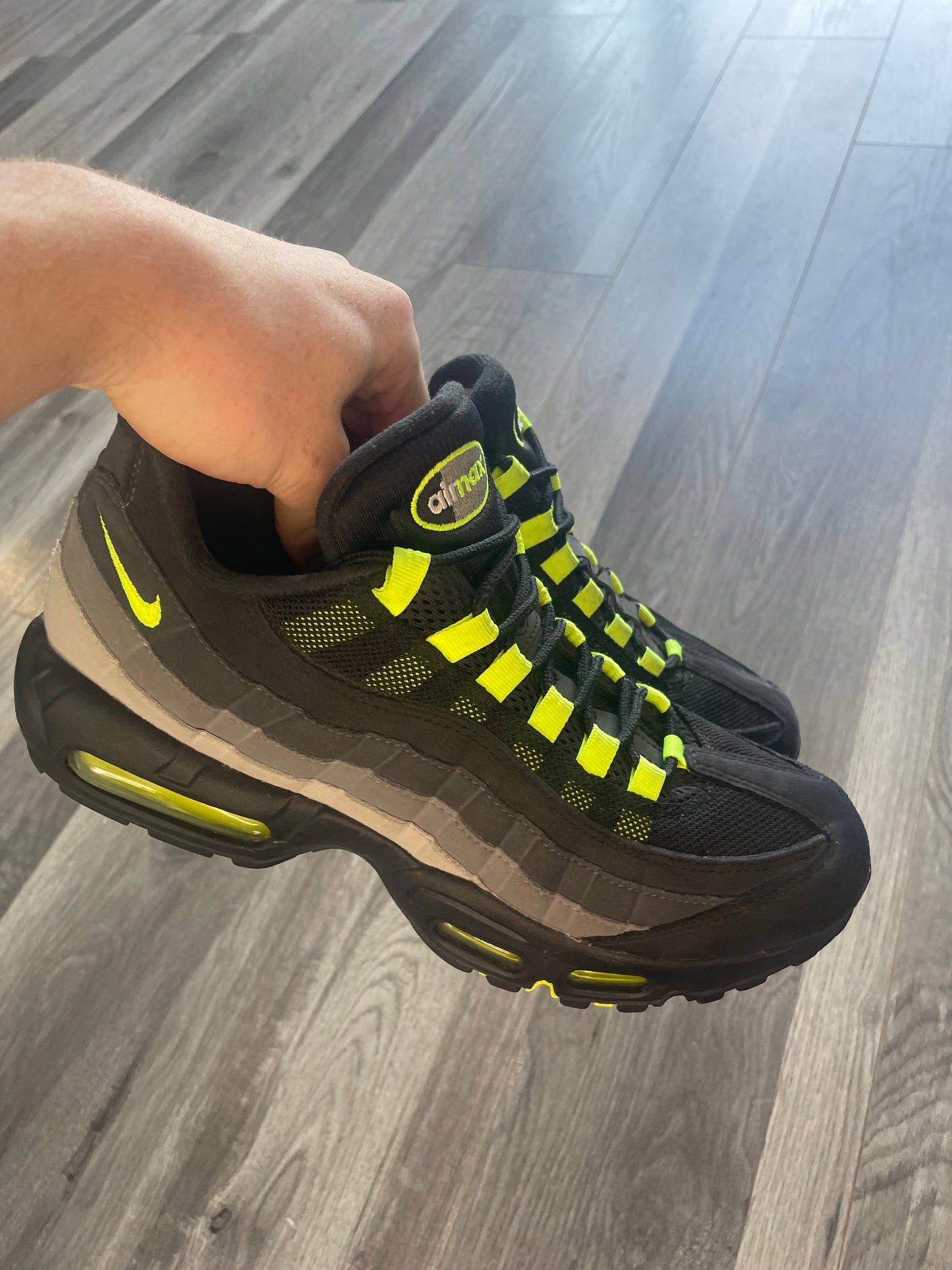 Nike air max 95 reverse neon Uk 8 (used)