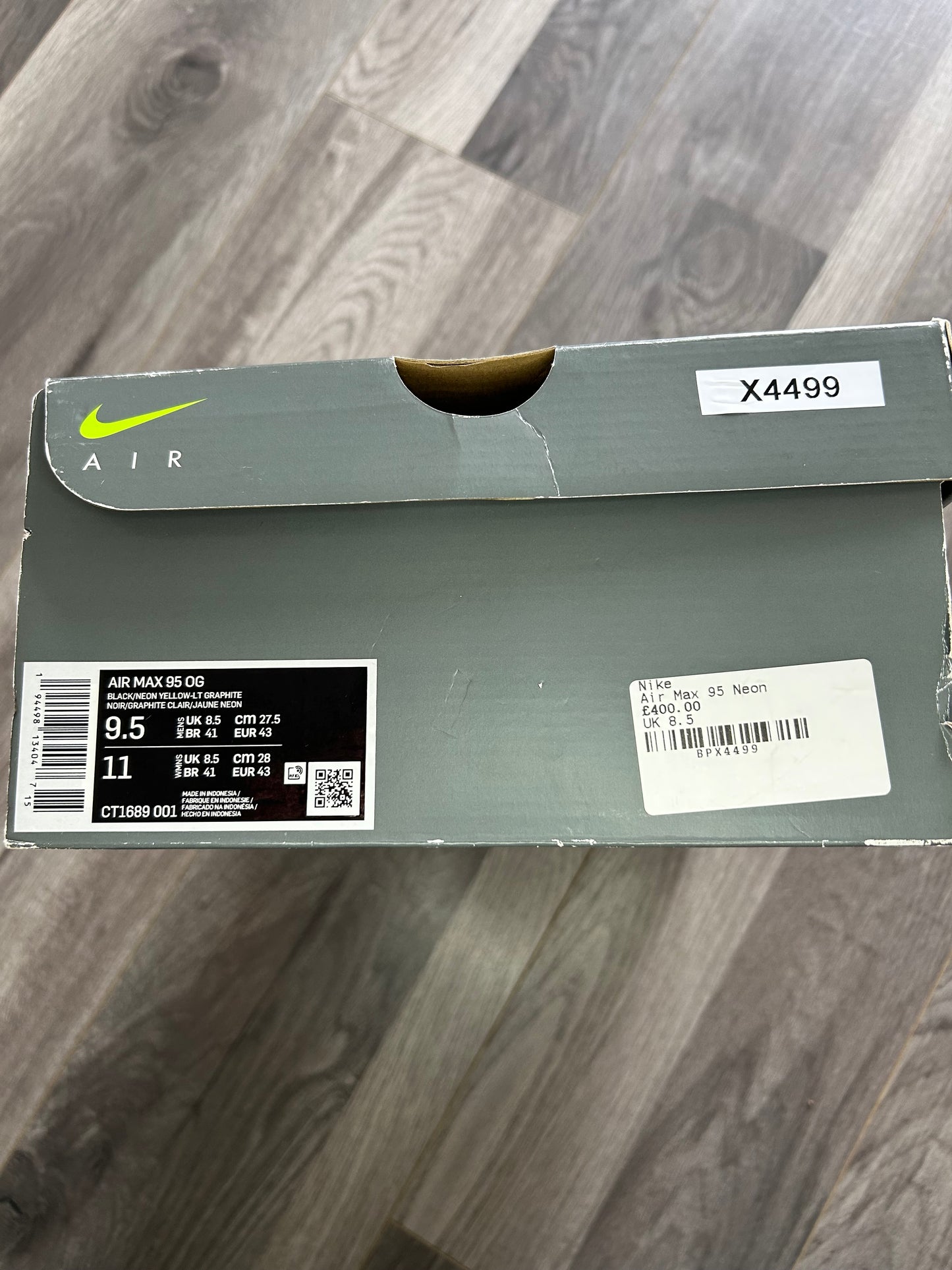 Nike Airmax 95 neon 2020 uk 8.5 used