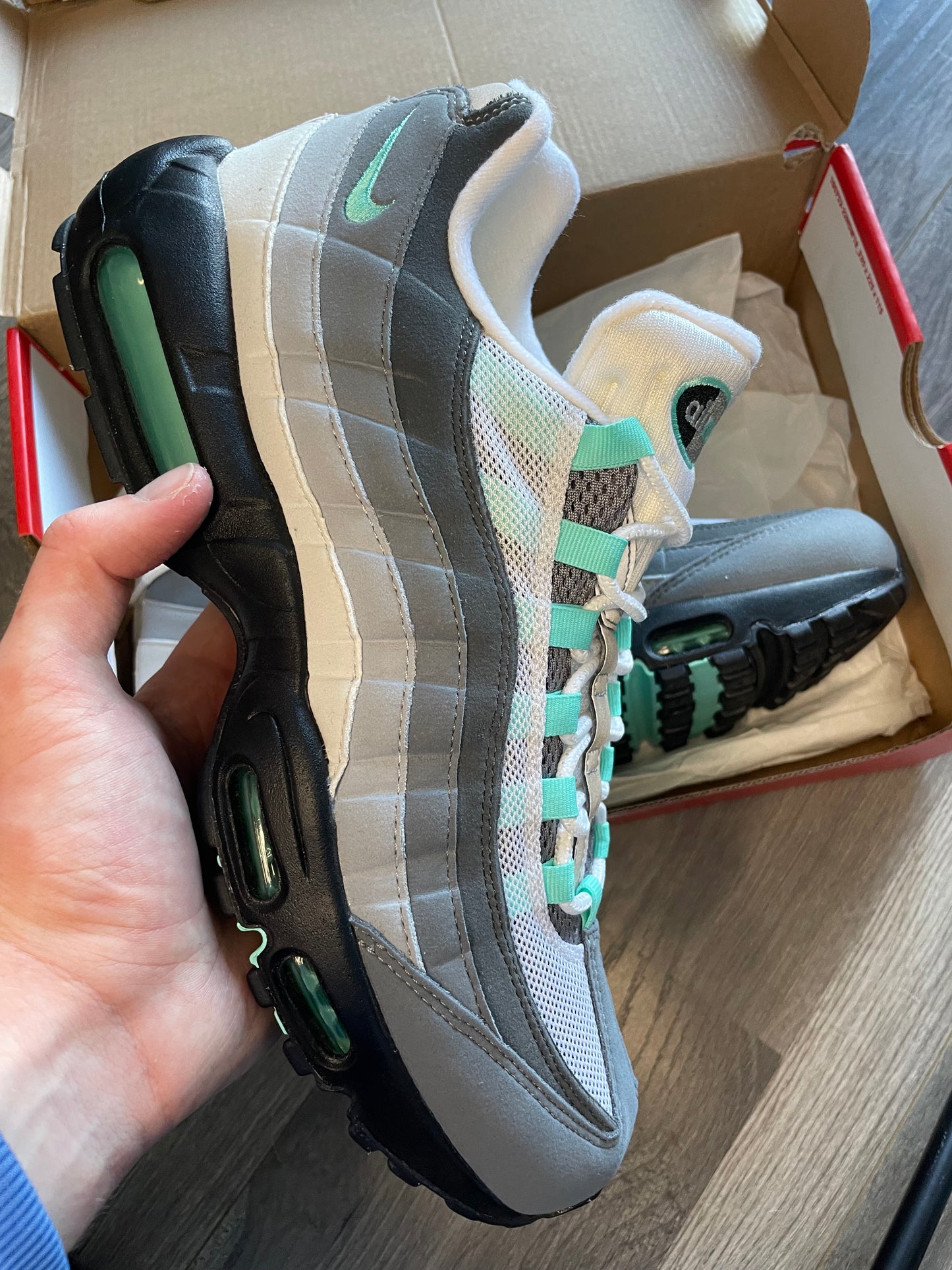 Nike air max 95 hyper turquoise brand new