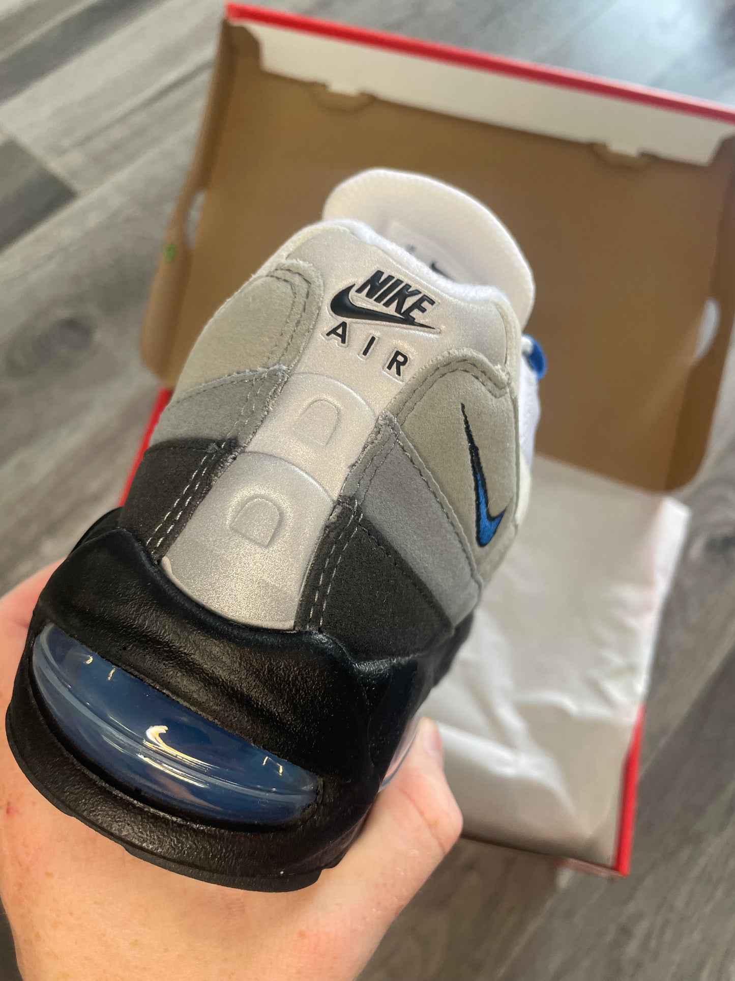 Nike air max 95 spark blue multiple sizes brand new