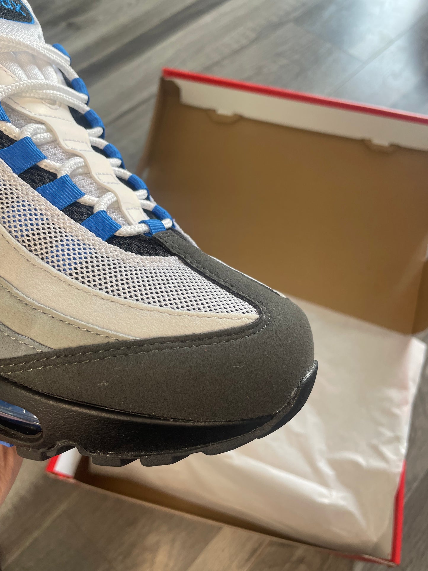 Nike air max 95 spark blue multiple sizes brand new