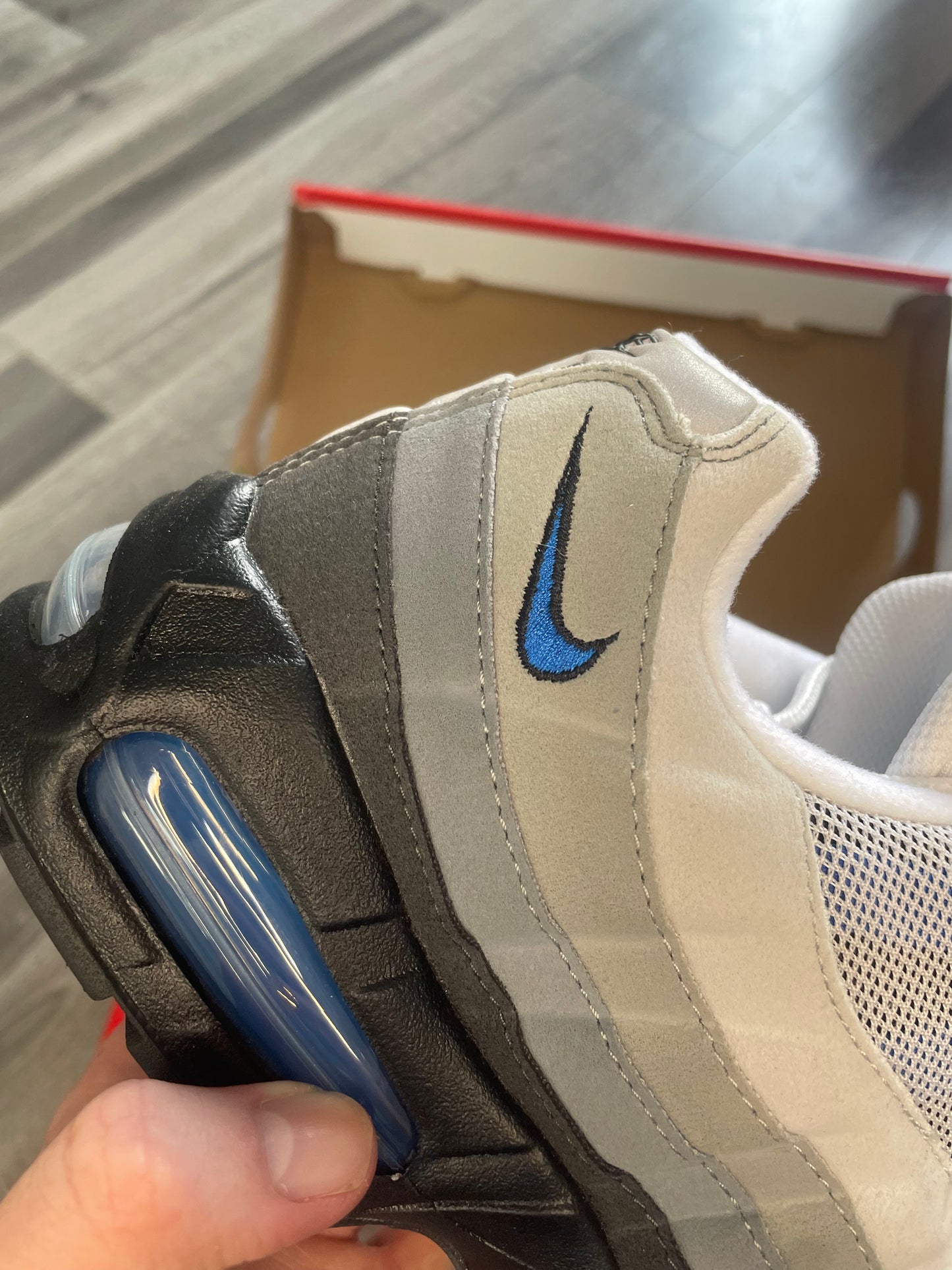 Nike air max 95 spark blue multiple sizes brand new