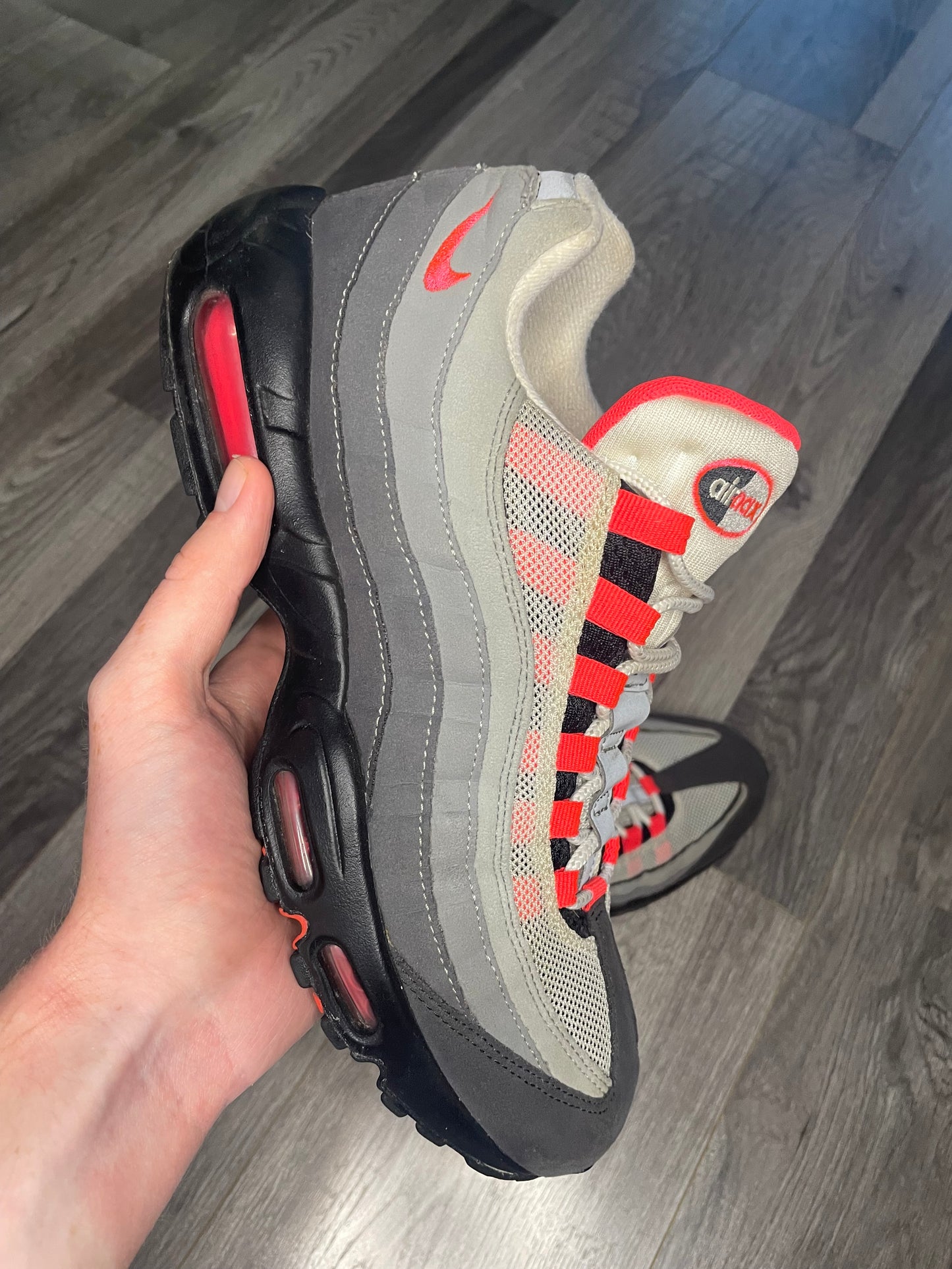 Nike air max 95 solar red Uk 9 used