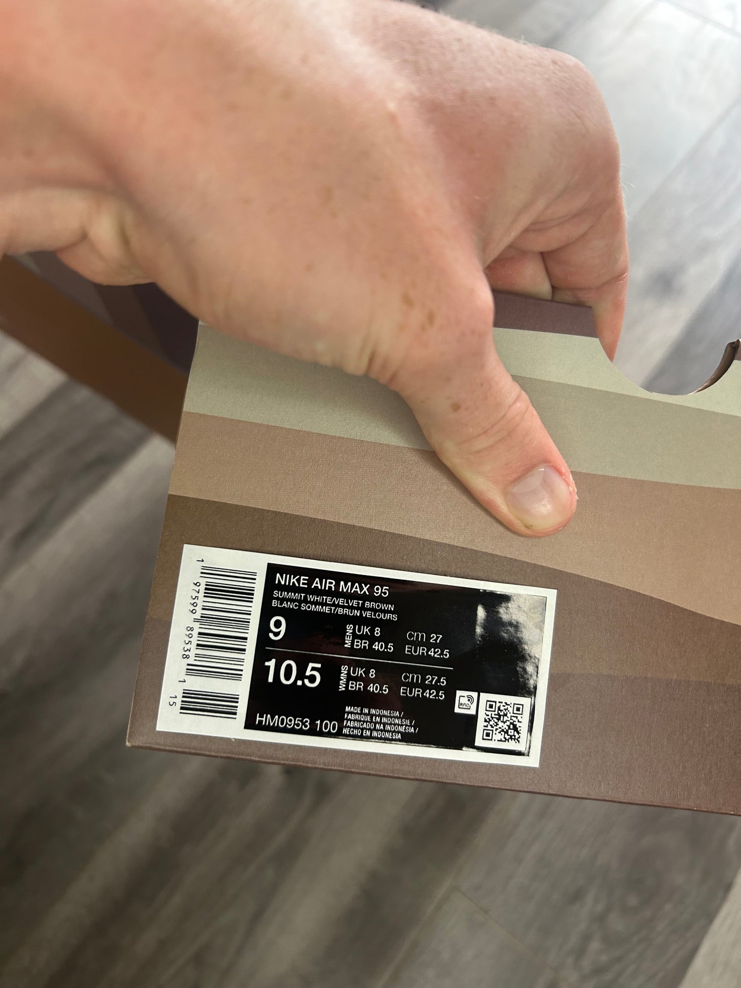 Nike Airmax 95 ‘unearthed’ uk 8 new