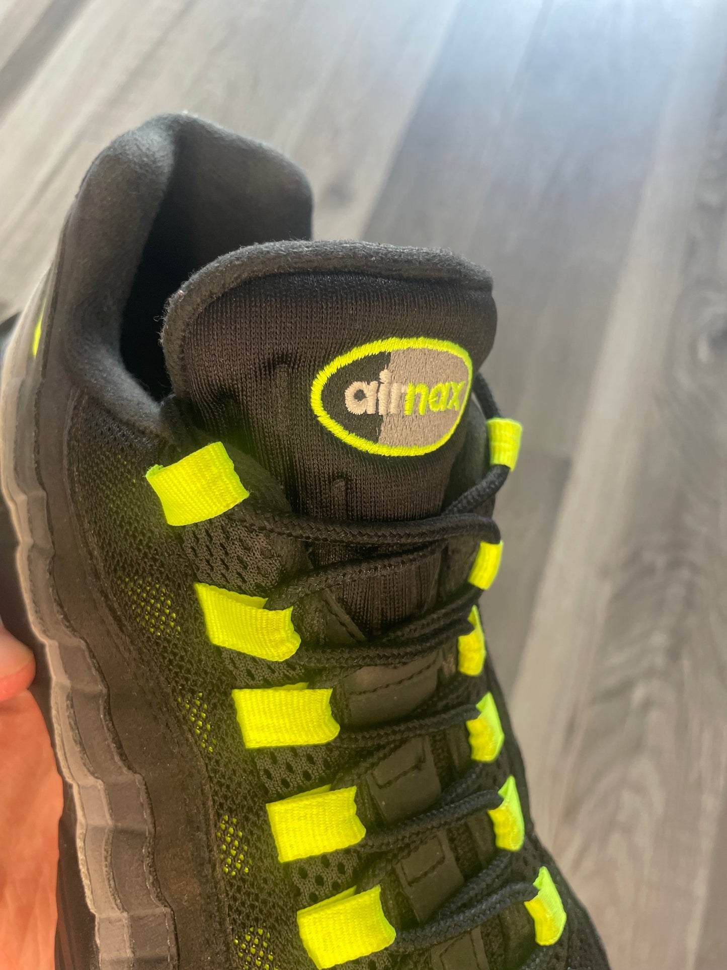 Nike air max 95 reverse neon Uk 8 (used)