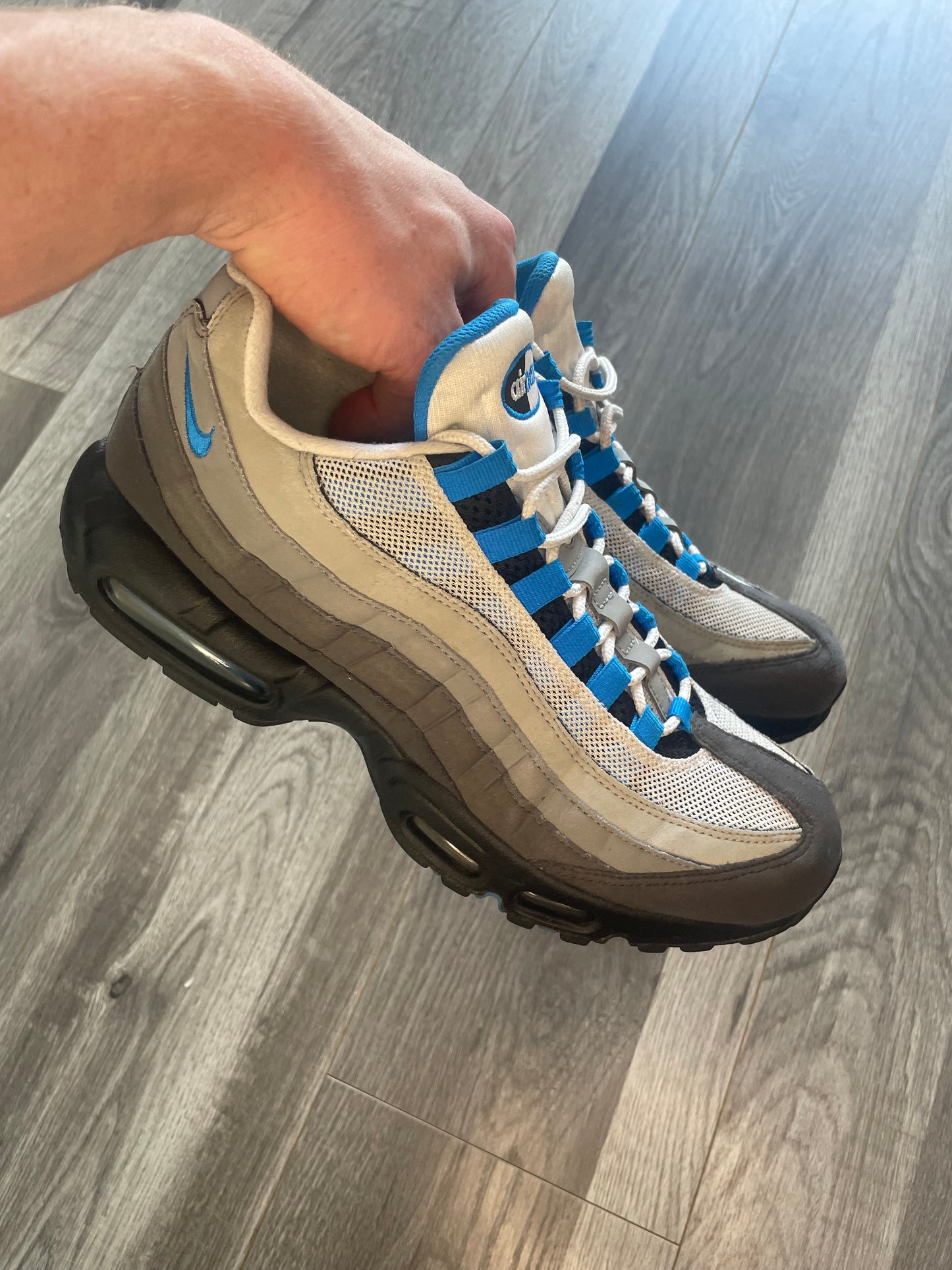 Nike air max 95 crystal blue Uk 8.5 (used)