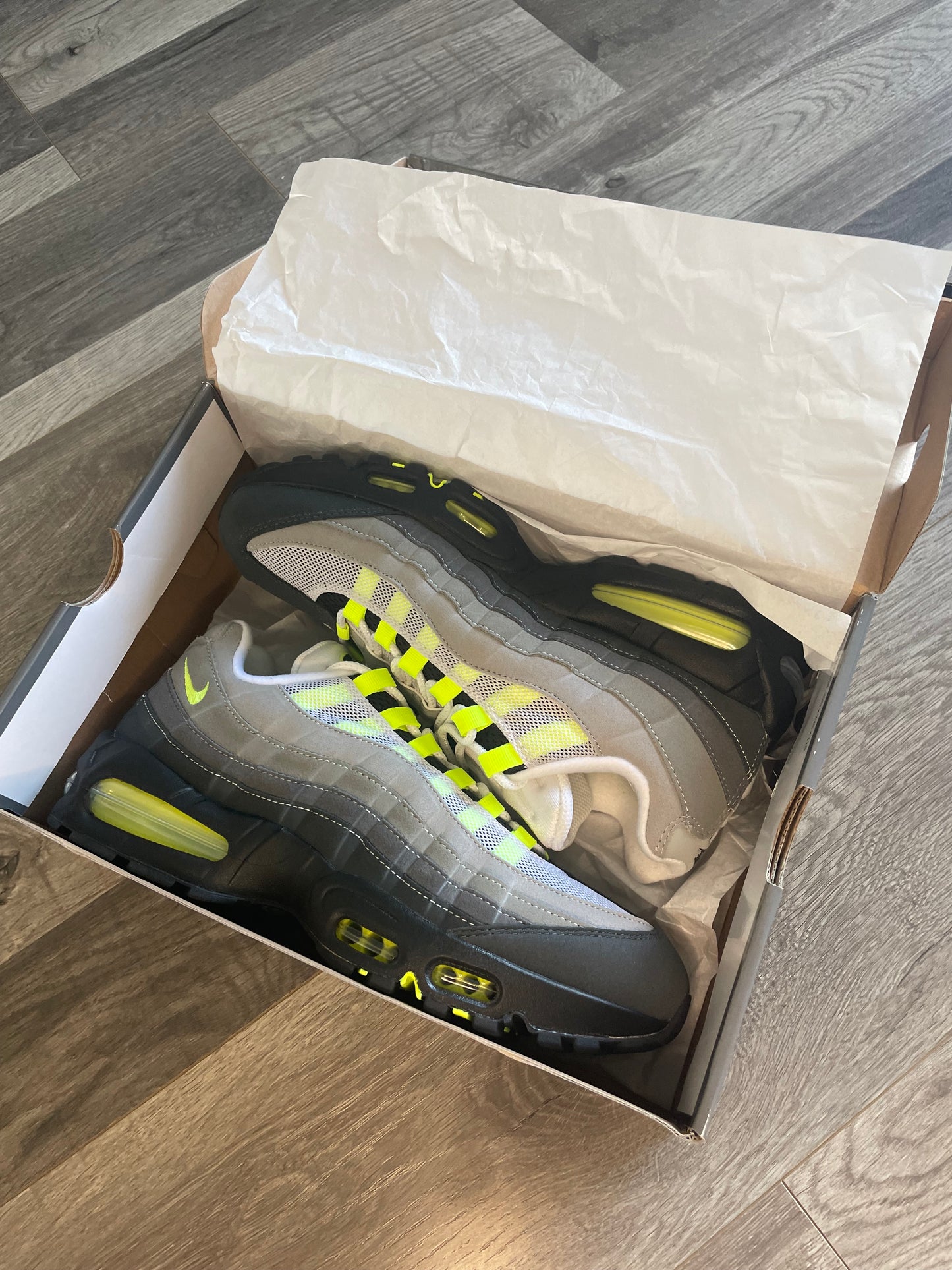 Nike air max 95 big bubble neon 2025 Uk 9.5 brand new