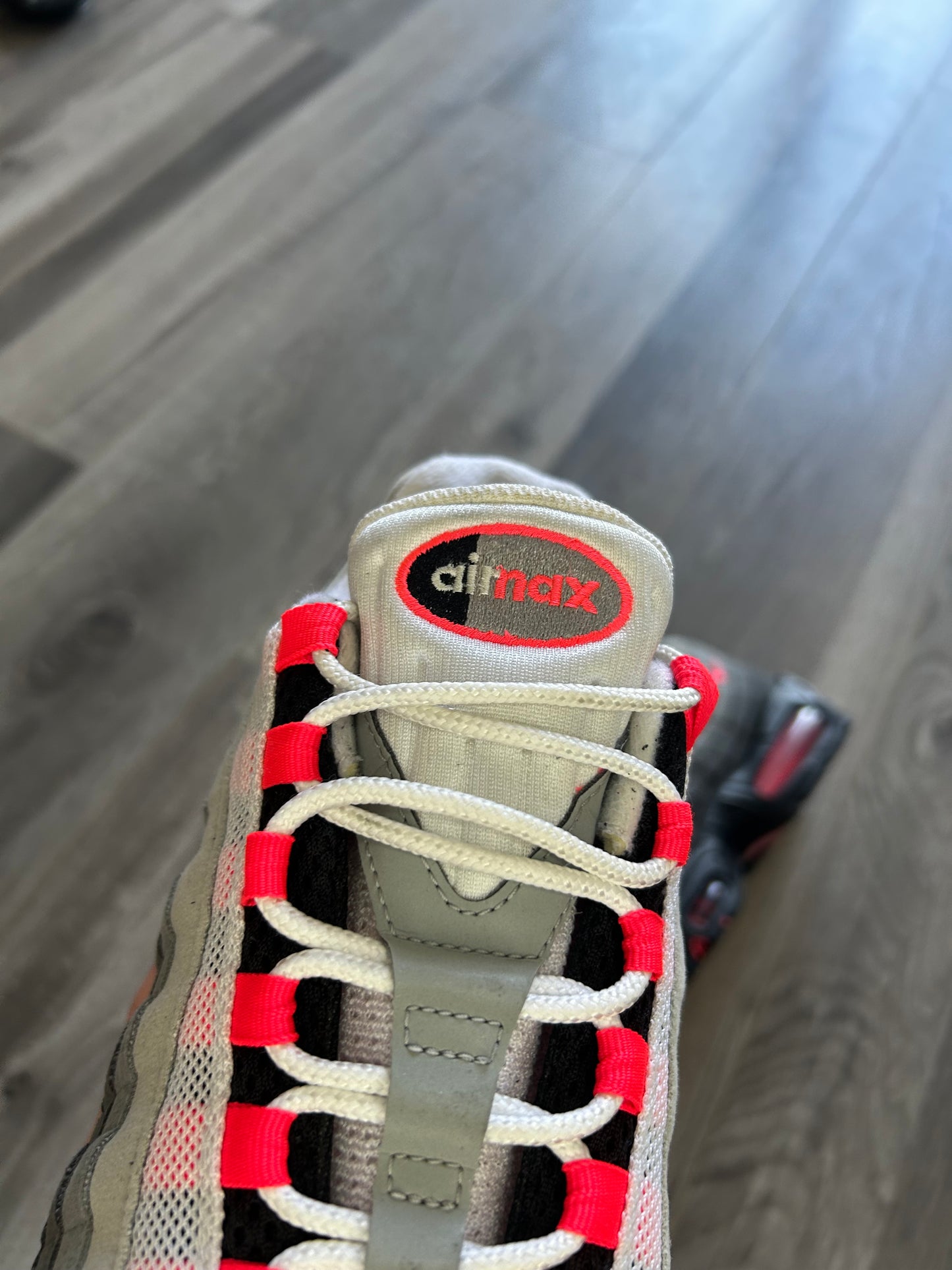 Nike Airmax 95 solar red big bubble uk 8 used