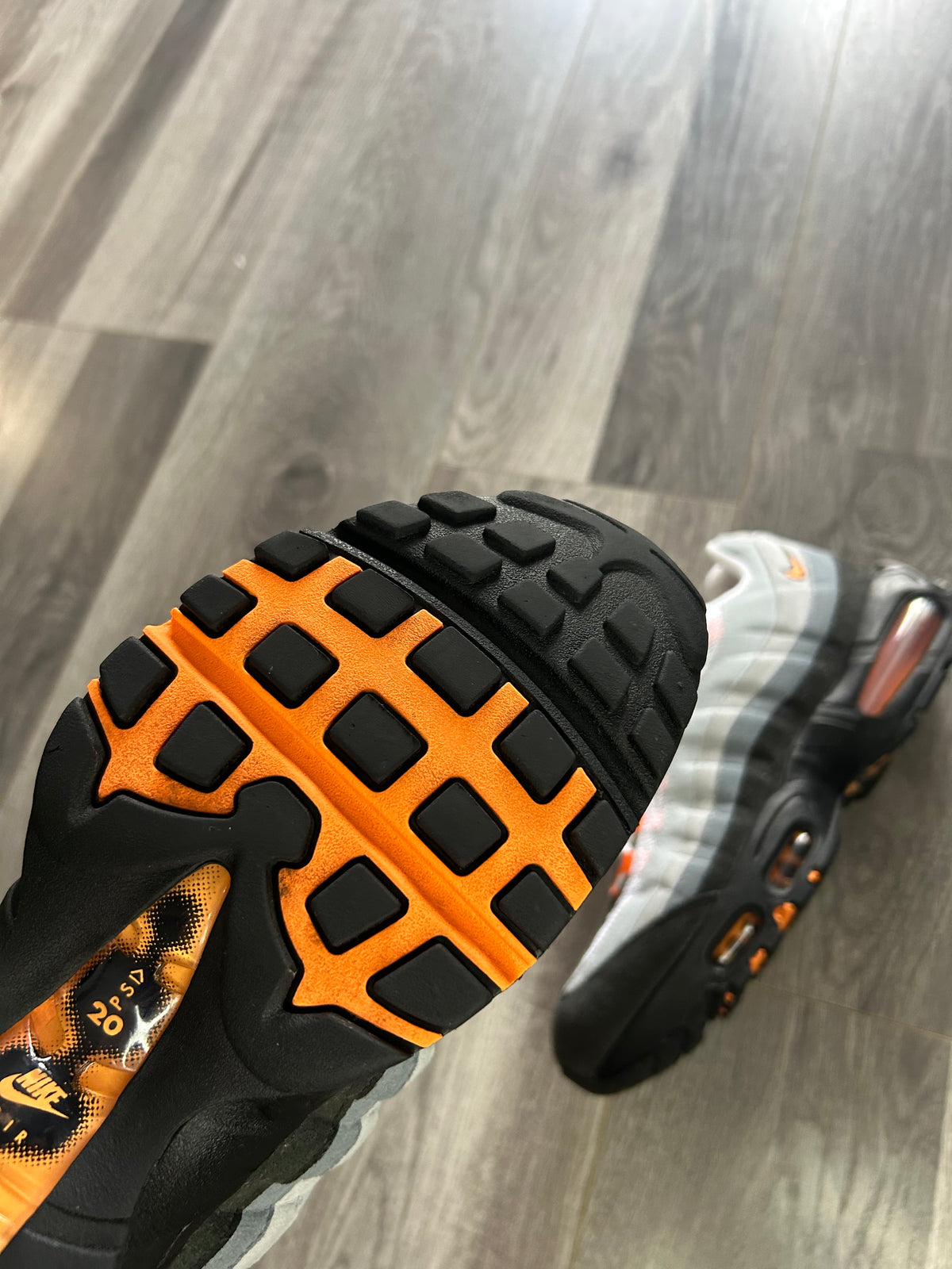 Nike Airmax 95 mandarin big bubble uk 8.5 used
