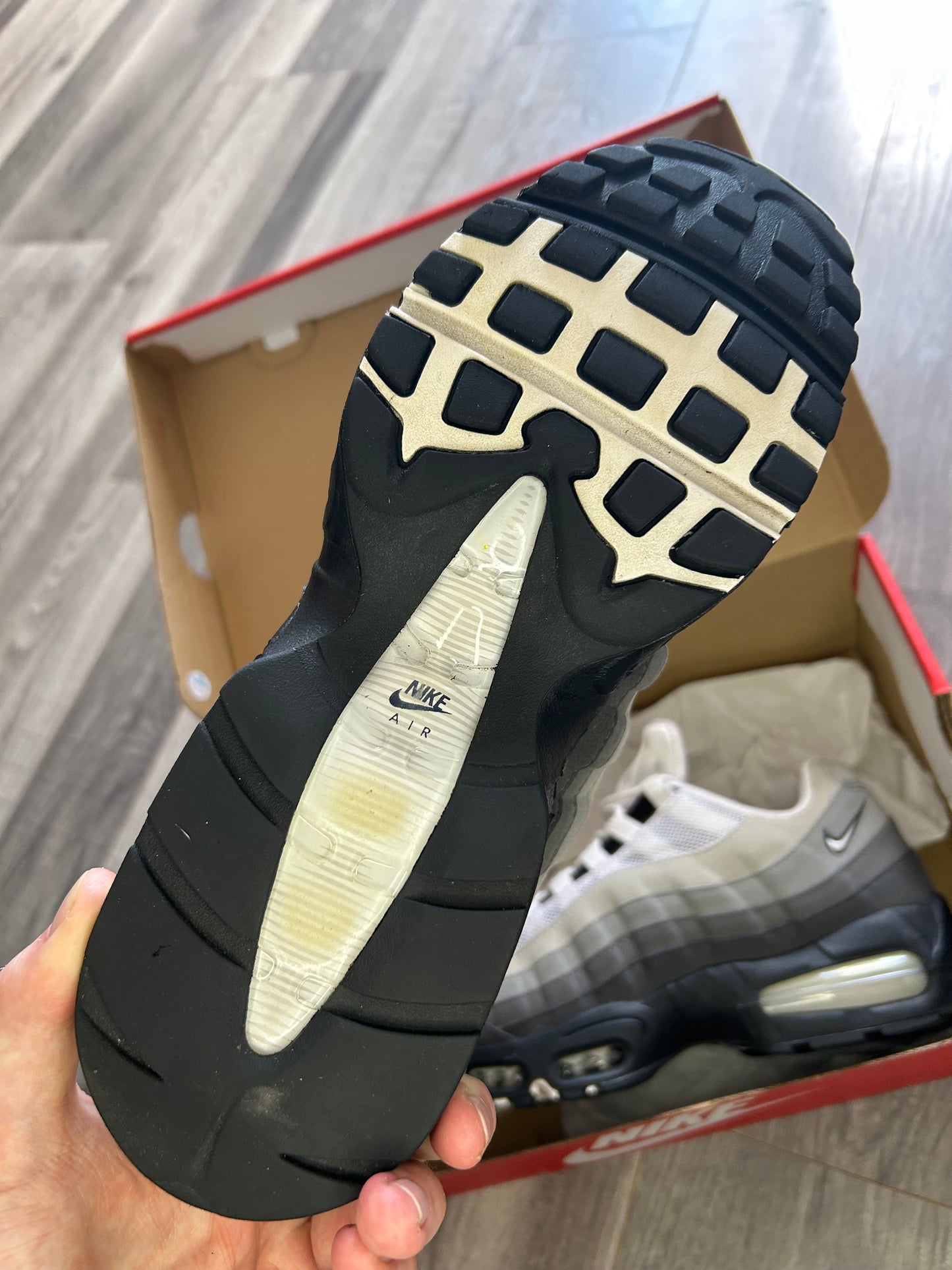 Nike Airmax 95 granite big bubble Uk 8 used