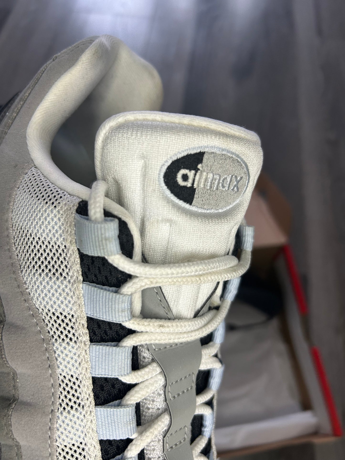 Nike air max 95 big bubble blue tint uk 9 used