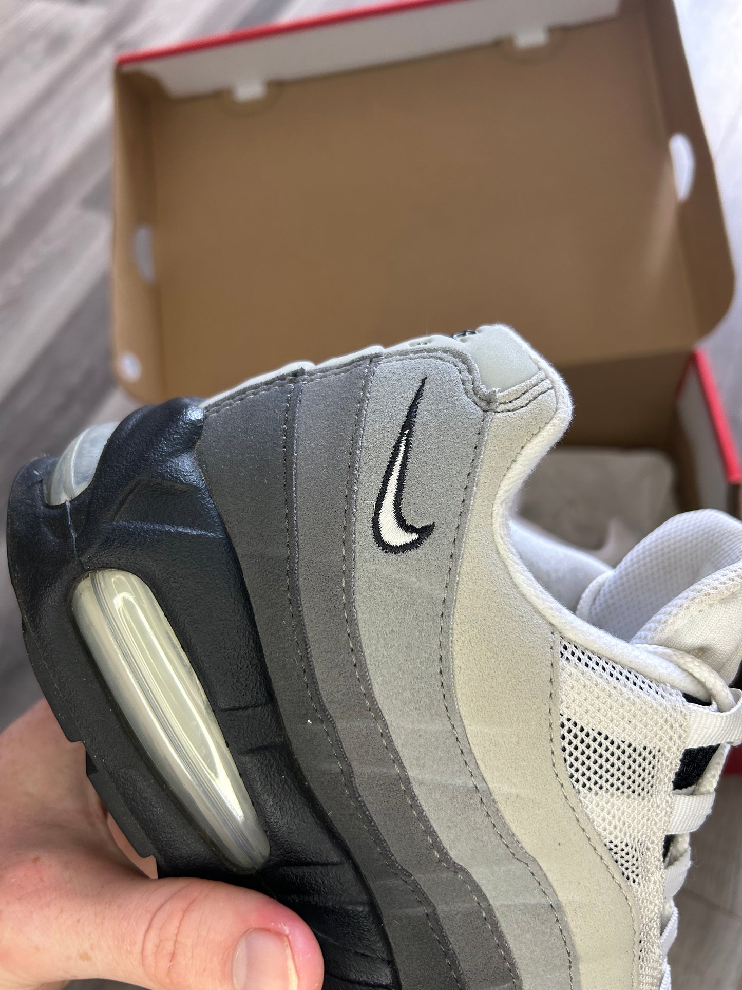 Nike Airmax 95 granite big bubble Uk 8 used