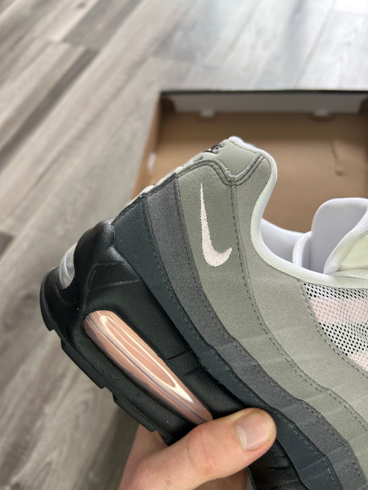 Nike Airmax 95 pink foam 2026 ‘big bubble’ uk 9.5 brand new