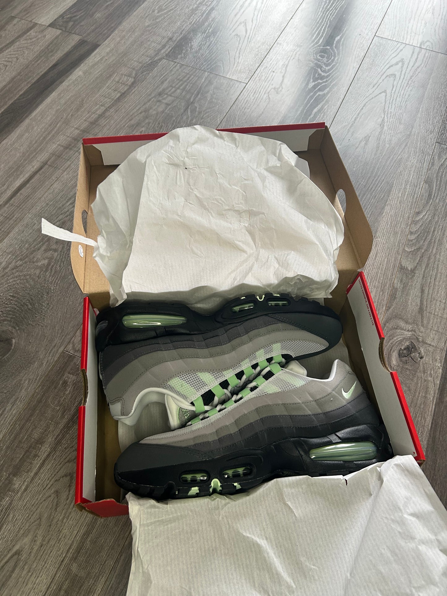 Nike Airmax 95 fresh mint big bubble uk 10 brand new