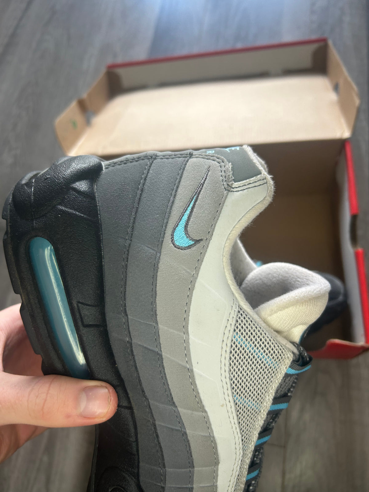 Nike Airmax 95 Baltic blue uk 11 used