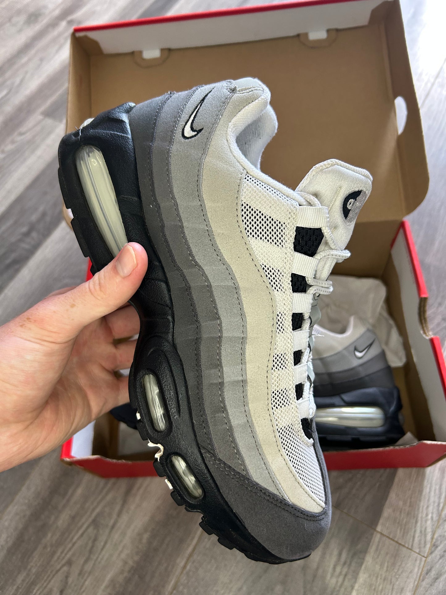 Nike Airmax 95 granite big bubble Uk 8 used