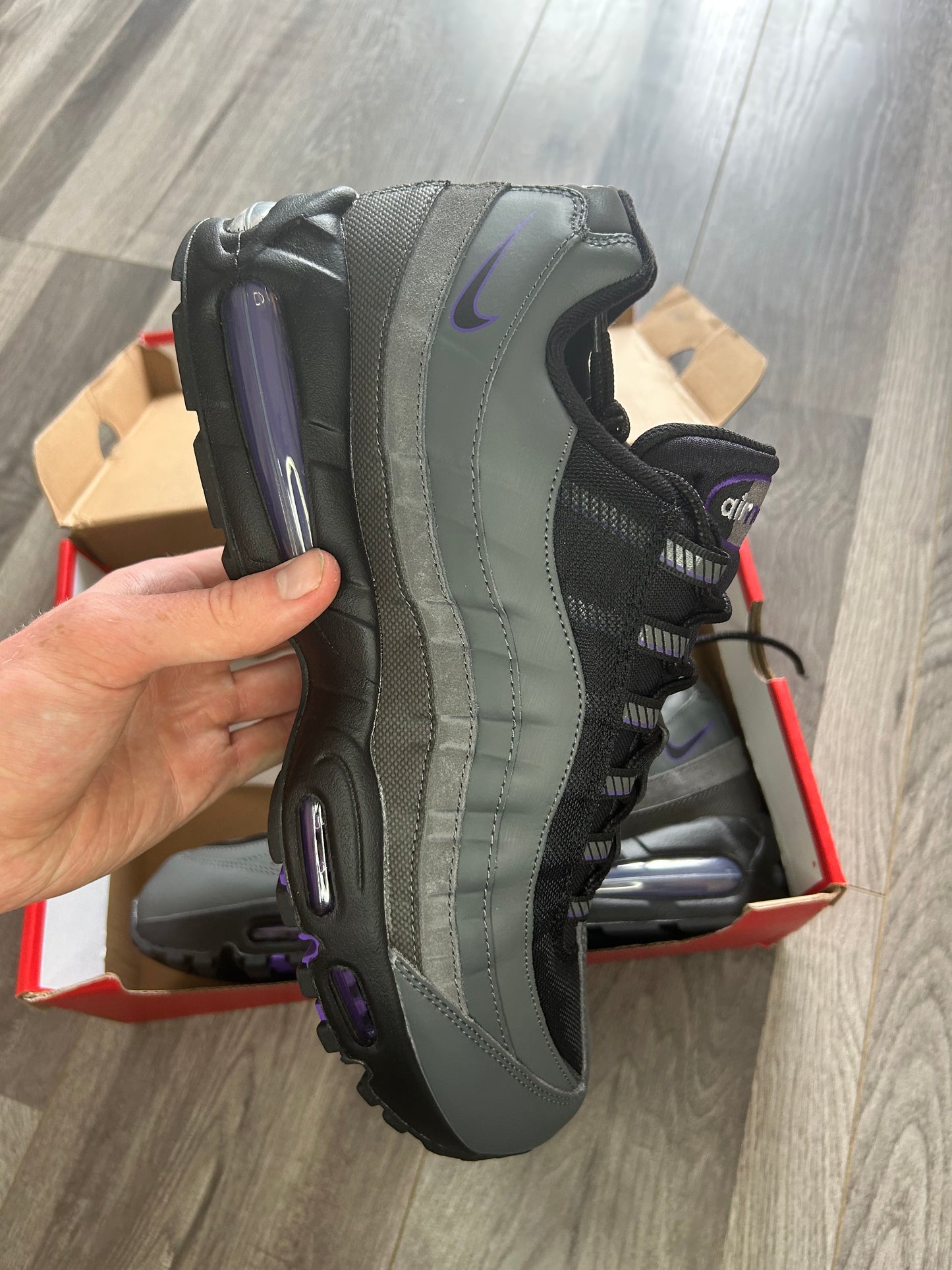 Nike Airmax 95 wild grape big bubble uk 12 new