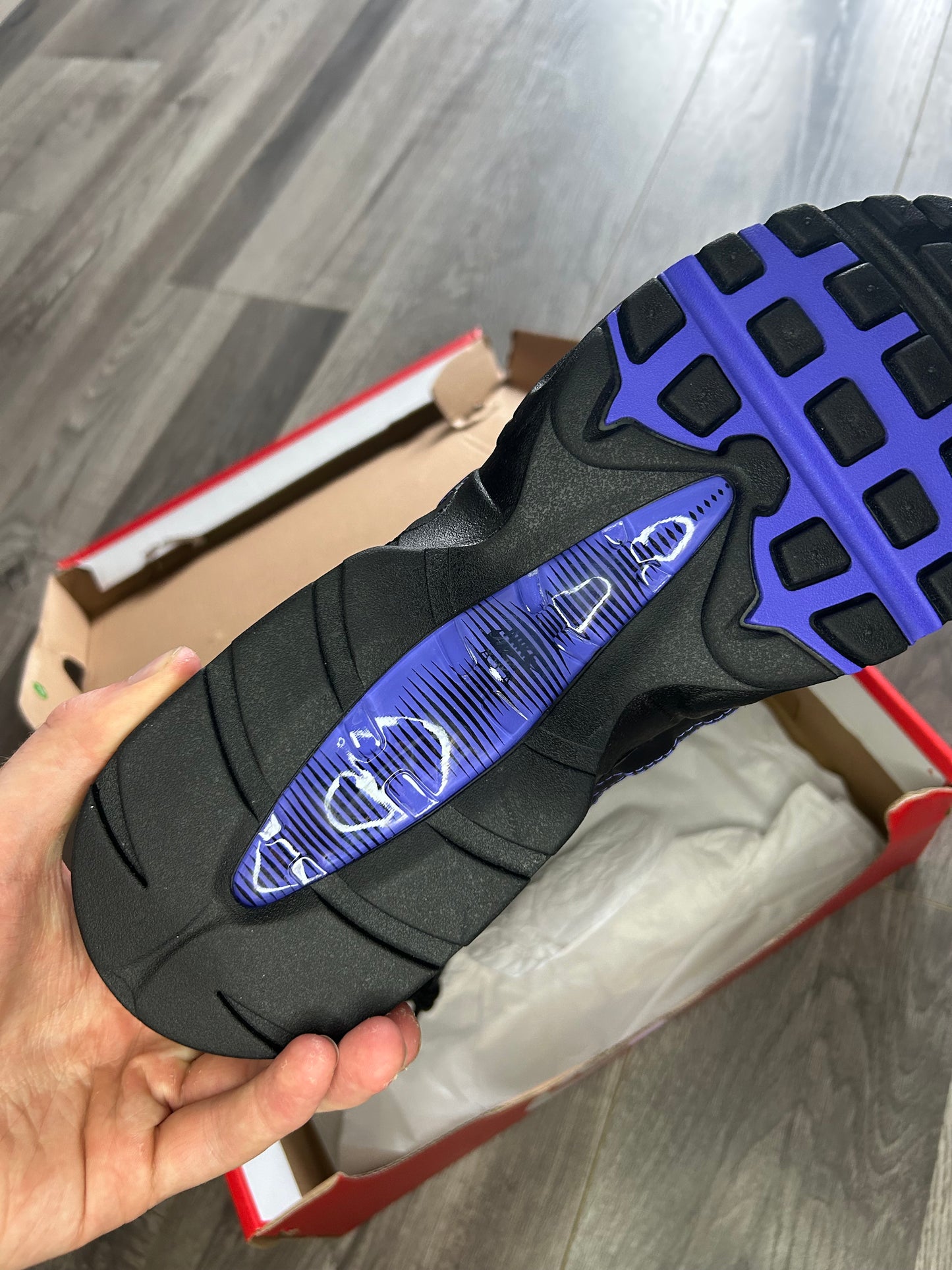 Nike Airmax 95 Persian violet big bubble uk 12 new