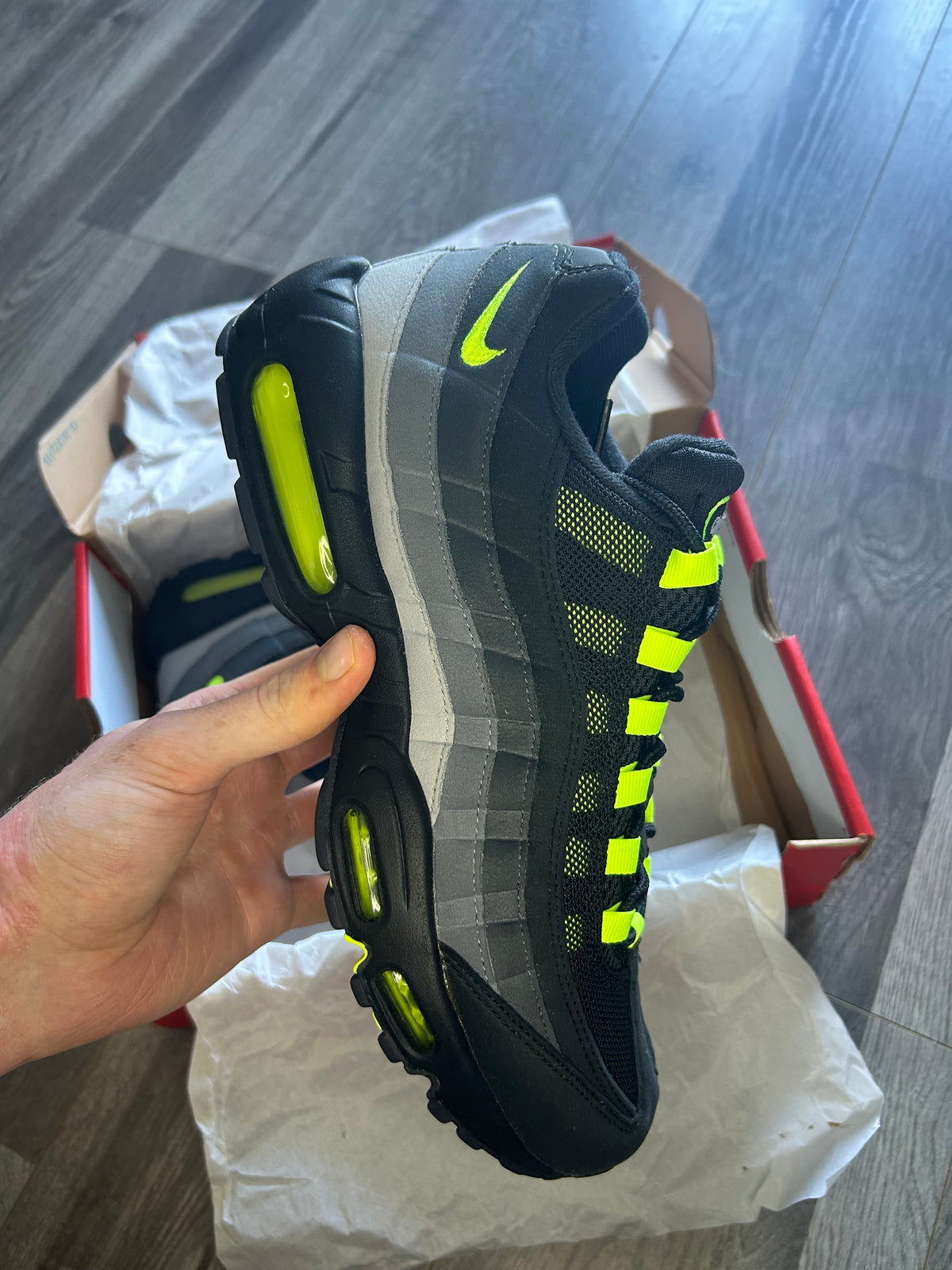 Nike Airmax 95 reverse neon uk 9 unworn