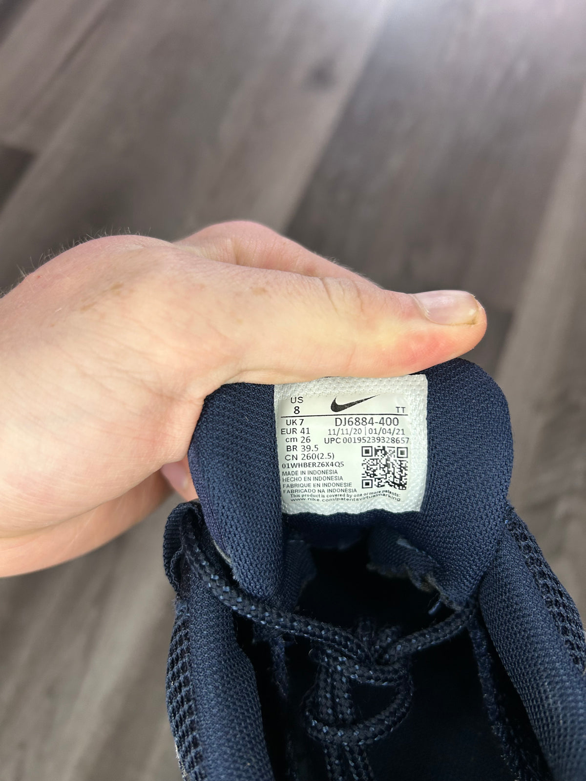 Nike Airmax 95 essential obsidian uk 7 used