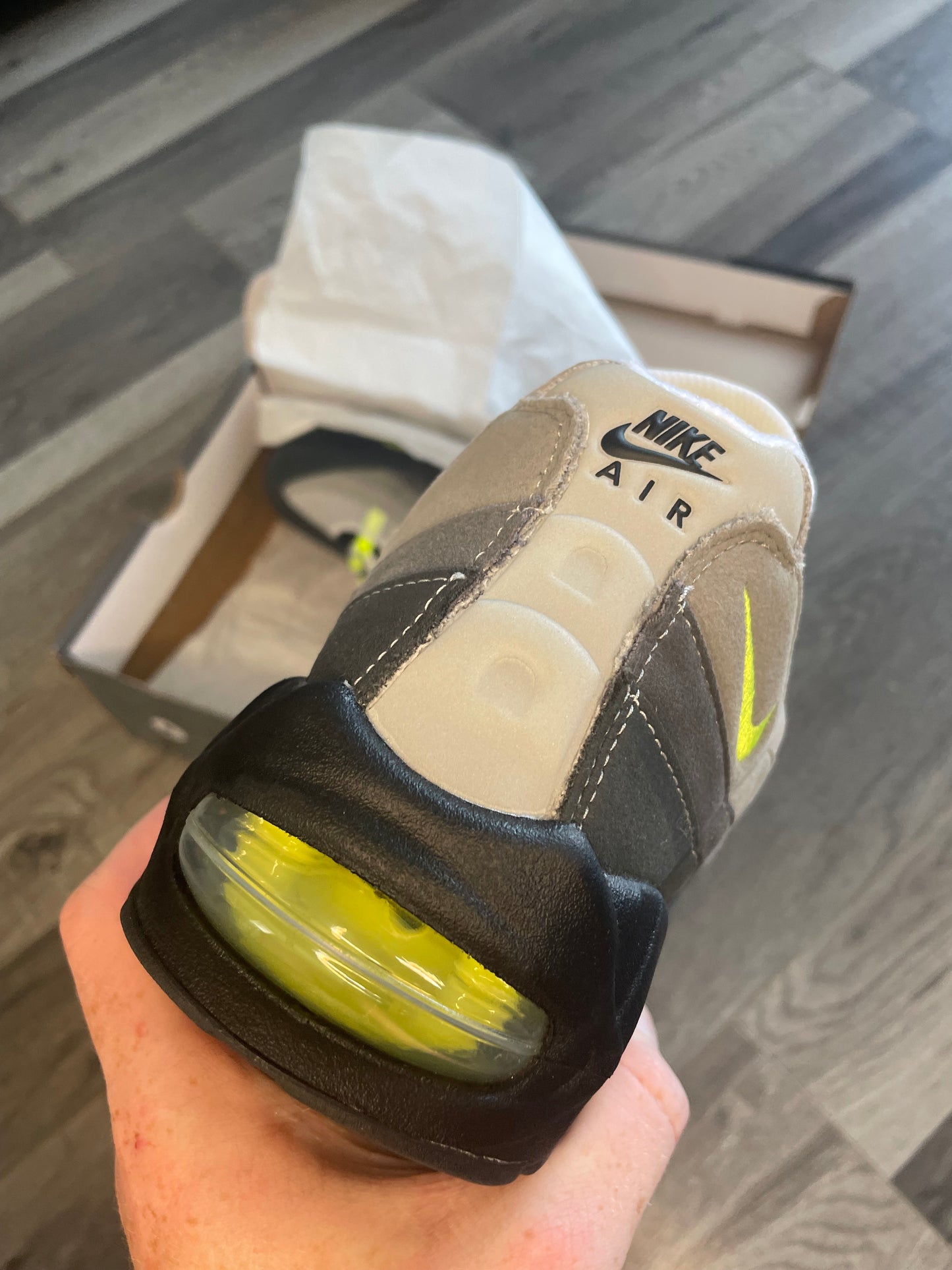 Nike air max 95 big bubble neon 2025 Uk 9.5 brand new