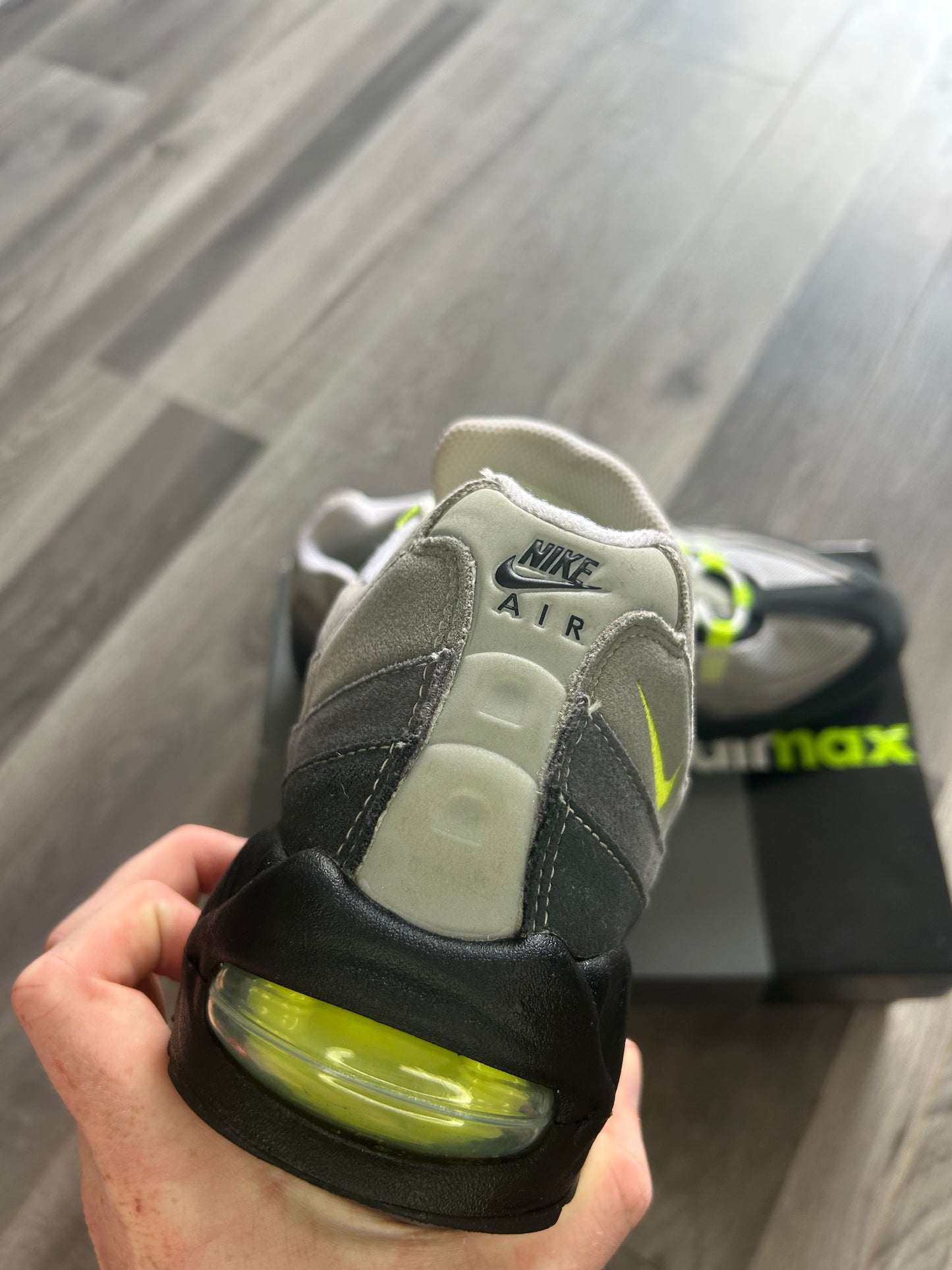 Nike Airmax 95 big bubble neon 2026 uk 10.5 used