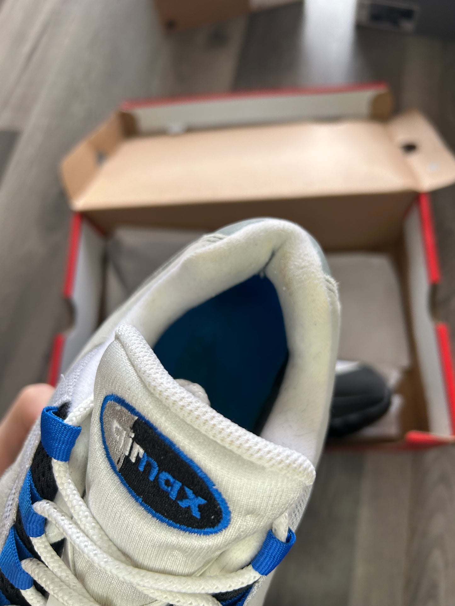 Nike Airmax 95 spark blue big bubble uk 10 used