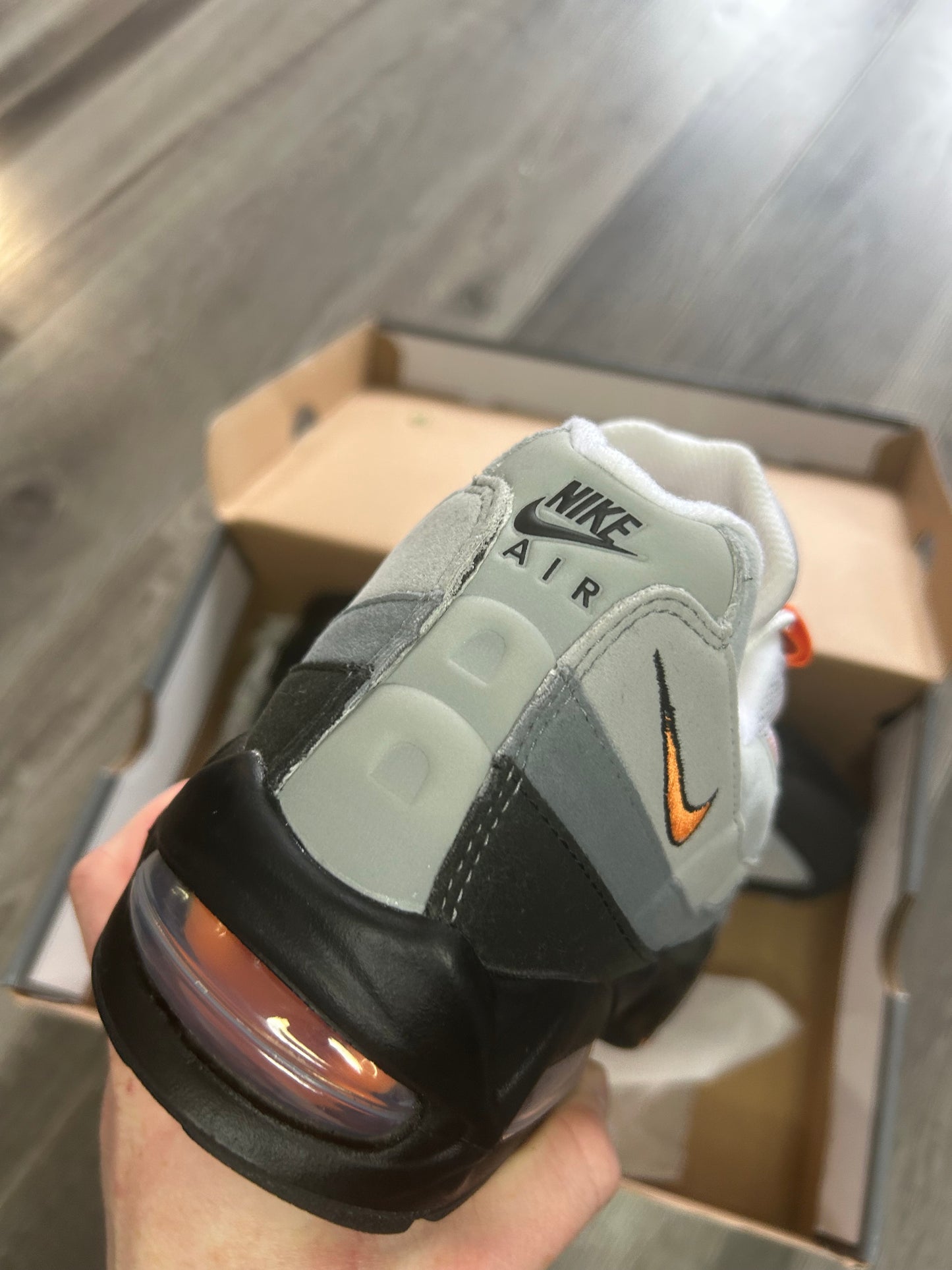 Nike air max 95 mandarin big bubble uk 11 brand new