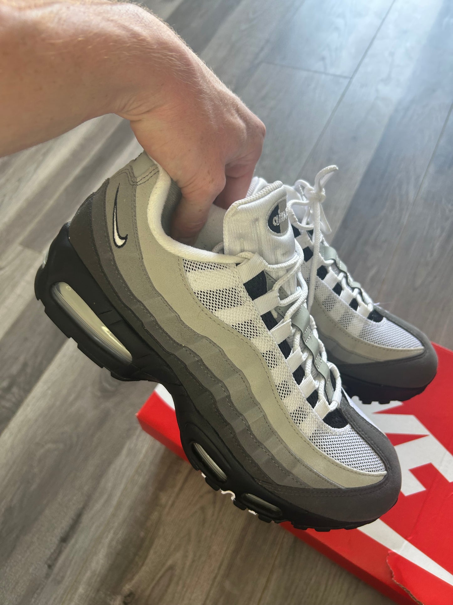 Nike Airmax 95 granite big bubble uk 9 used