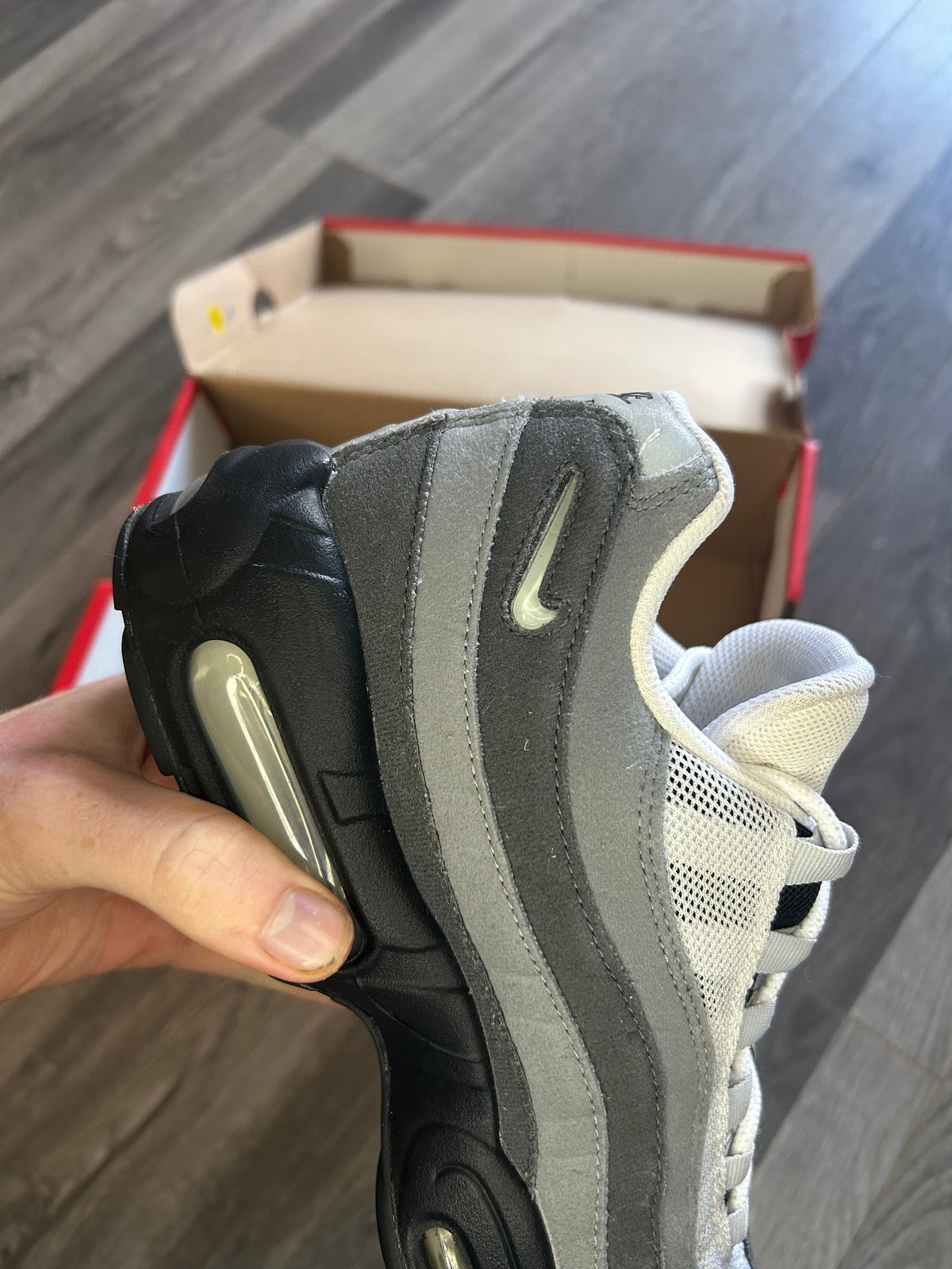 Nike Airmax 95 grey jewel uk 8 used
