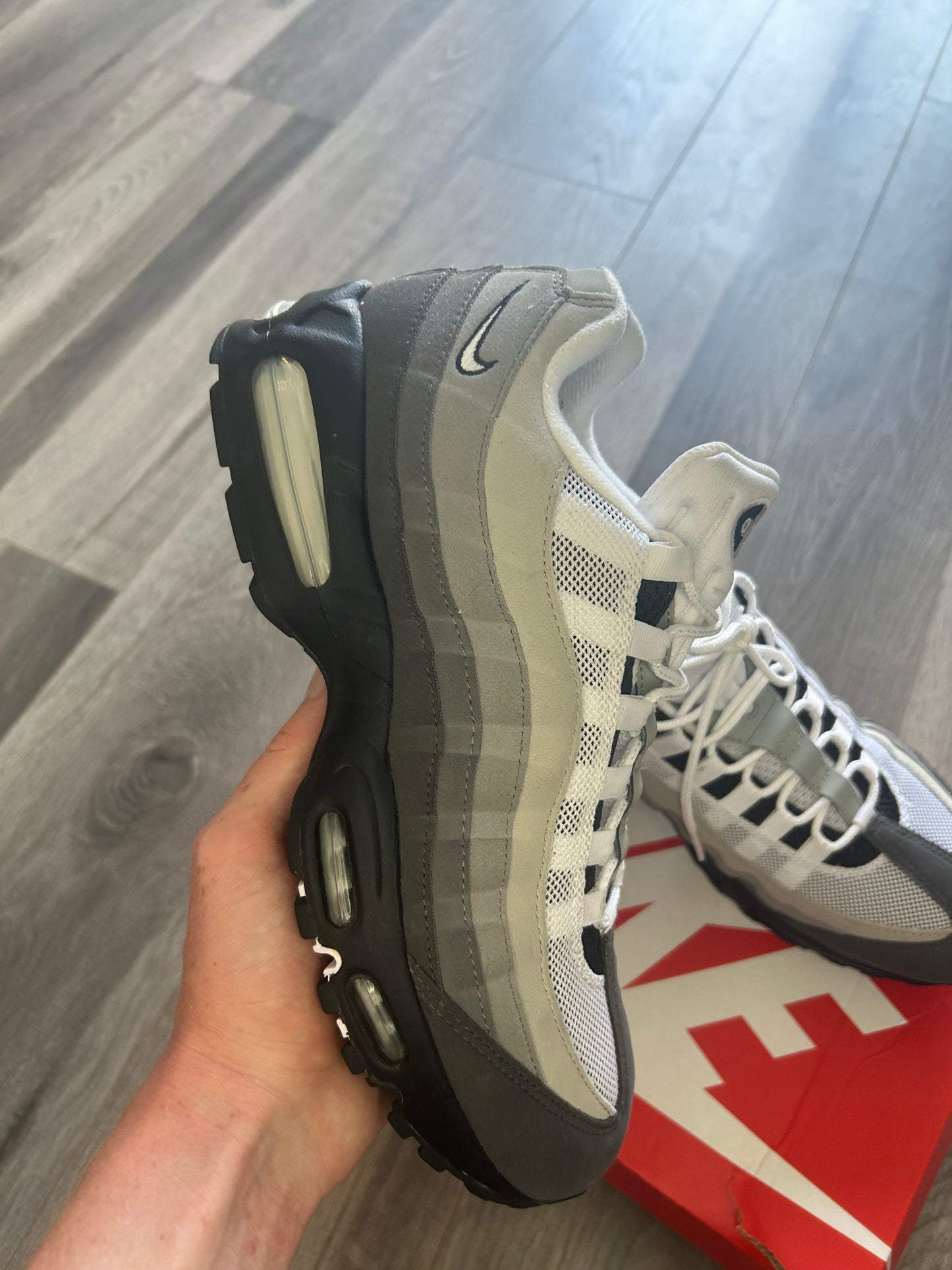 Nike Airmax 95 granite big bubble uk 9 used