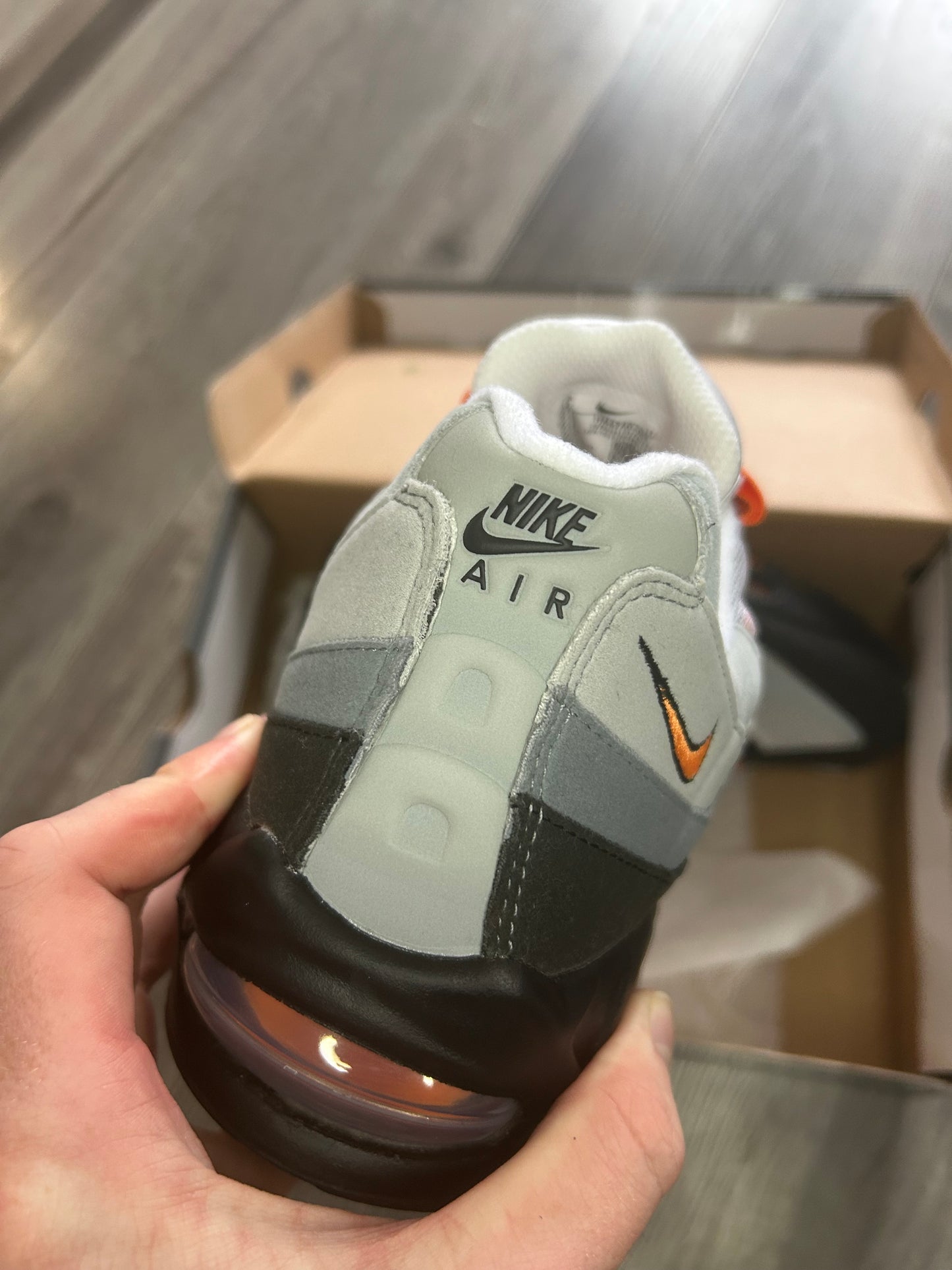 Nike air max 95 mandarin big bubble uk 11 brand new