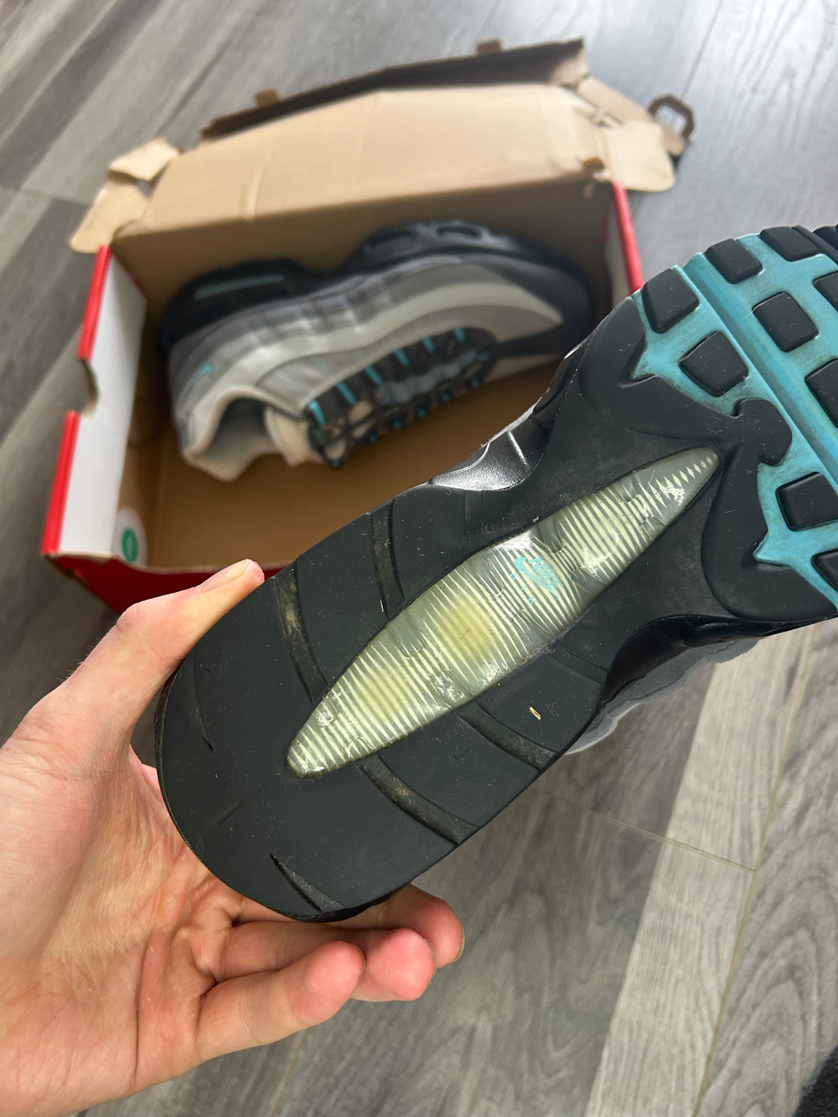Nike Airmax 95 Baltic blue uk 9 used