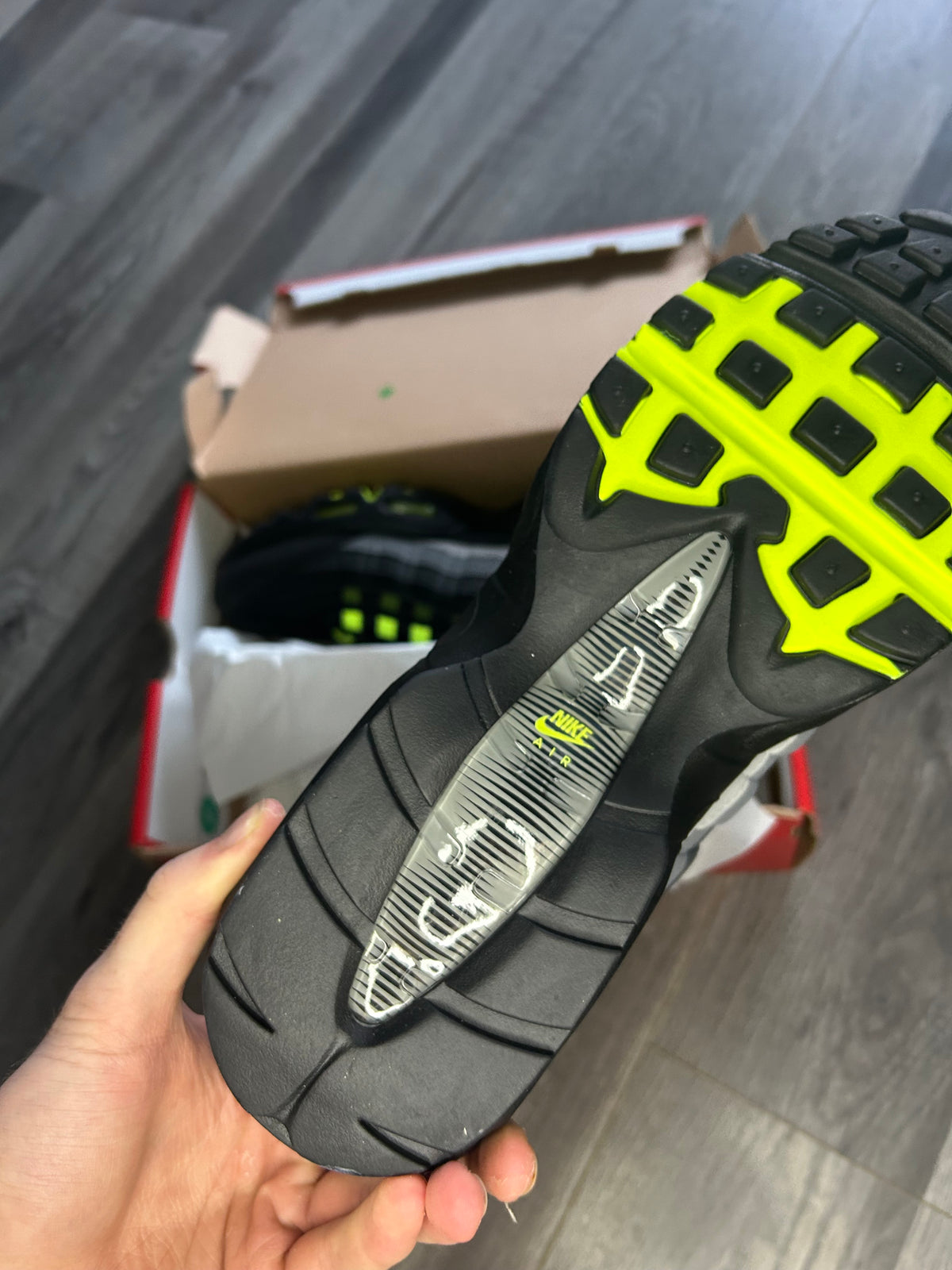 Nike Airmax 95 reverse neon uk 10.5 unworn