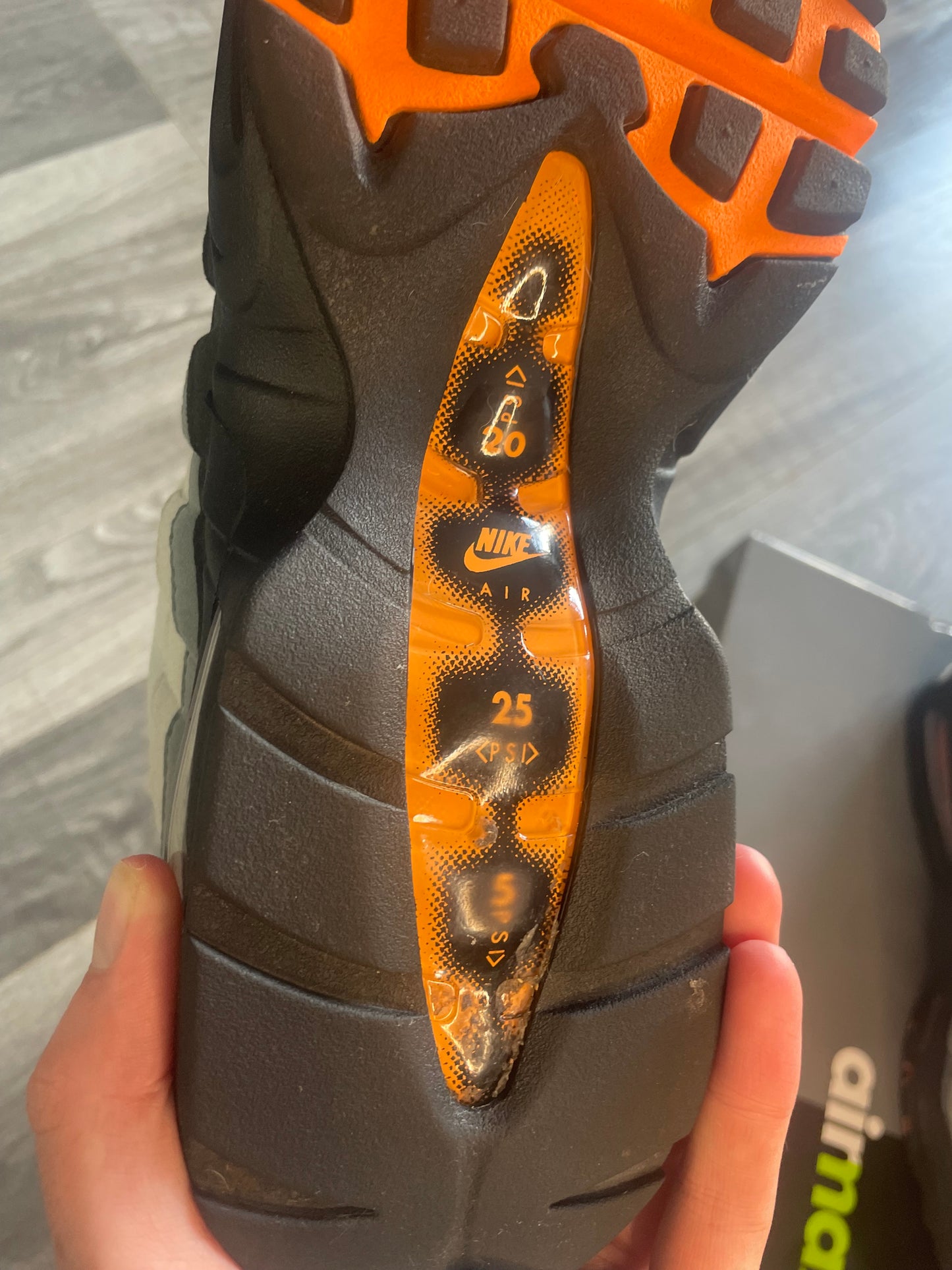 Nike air max 95 mandarin Uk 11 used (2025)
