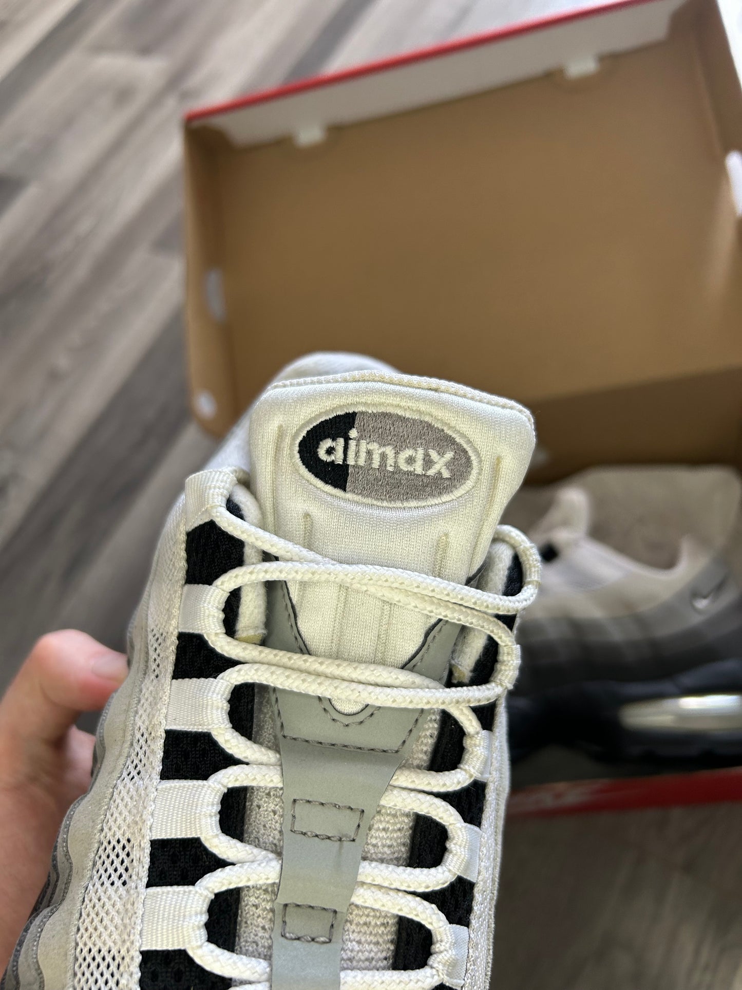Nike Airmax 95 granite big bubble Uk 8 used