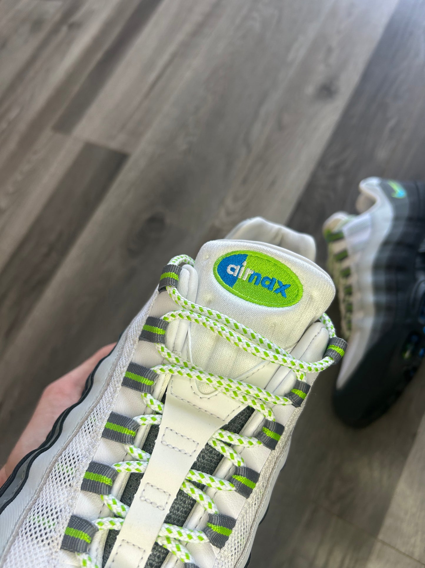 Nike Airmax 95 Green Apple big bubble 2026 uk 9 used