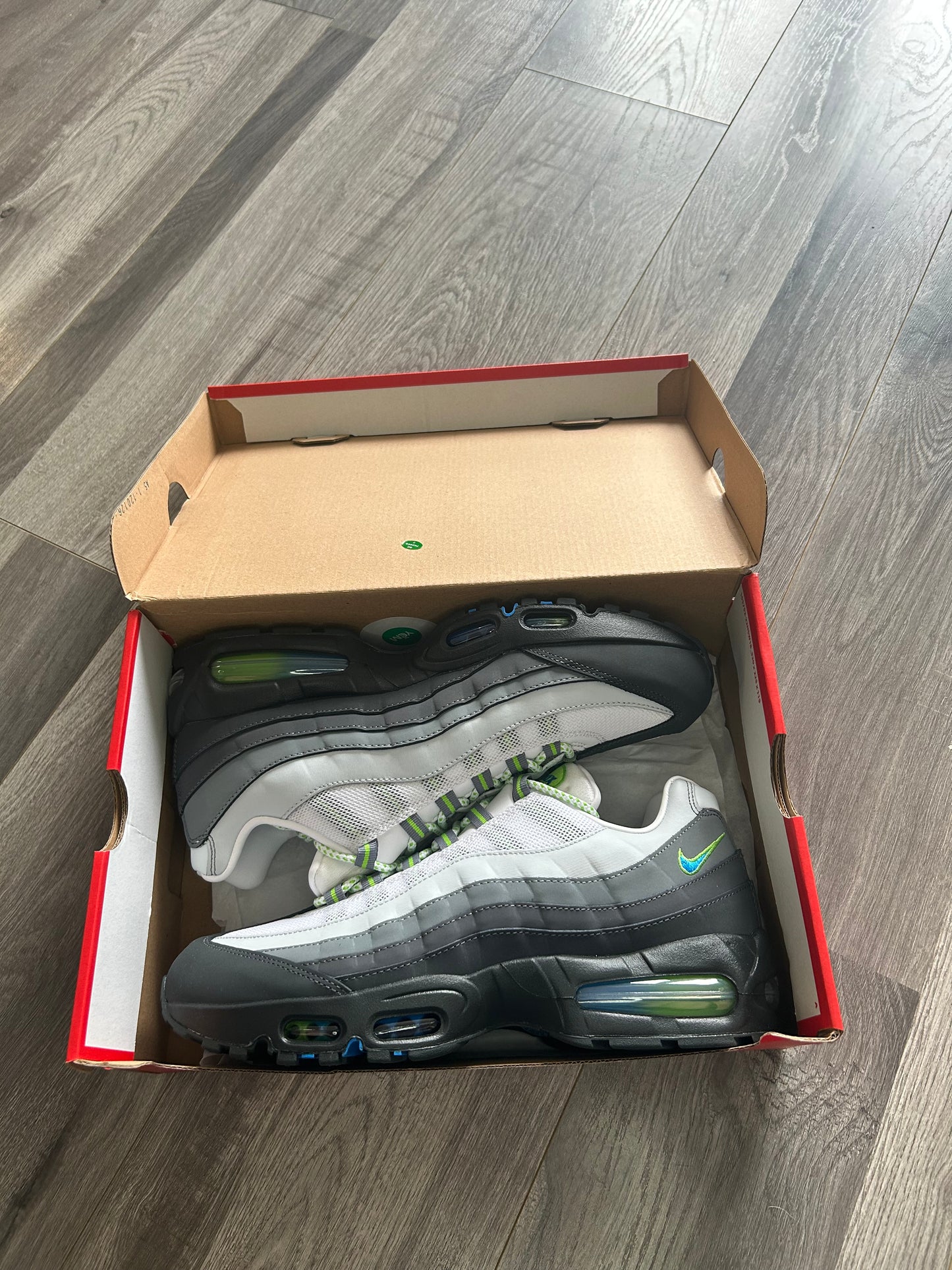 Nike Airmax 95 Green Apple big bubble uk 10 new