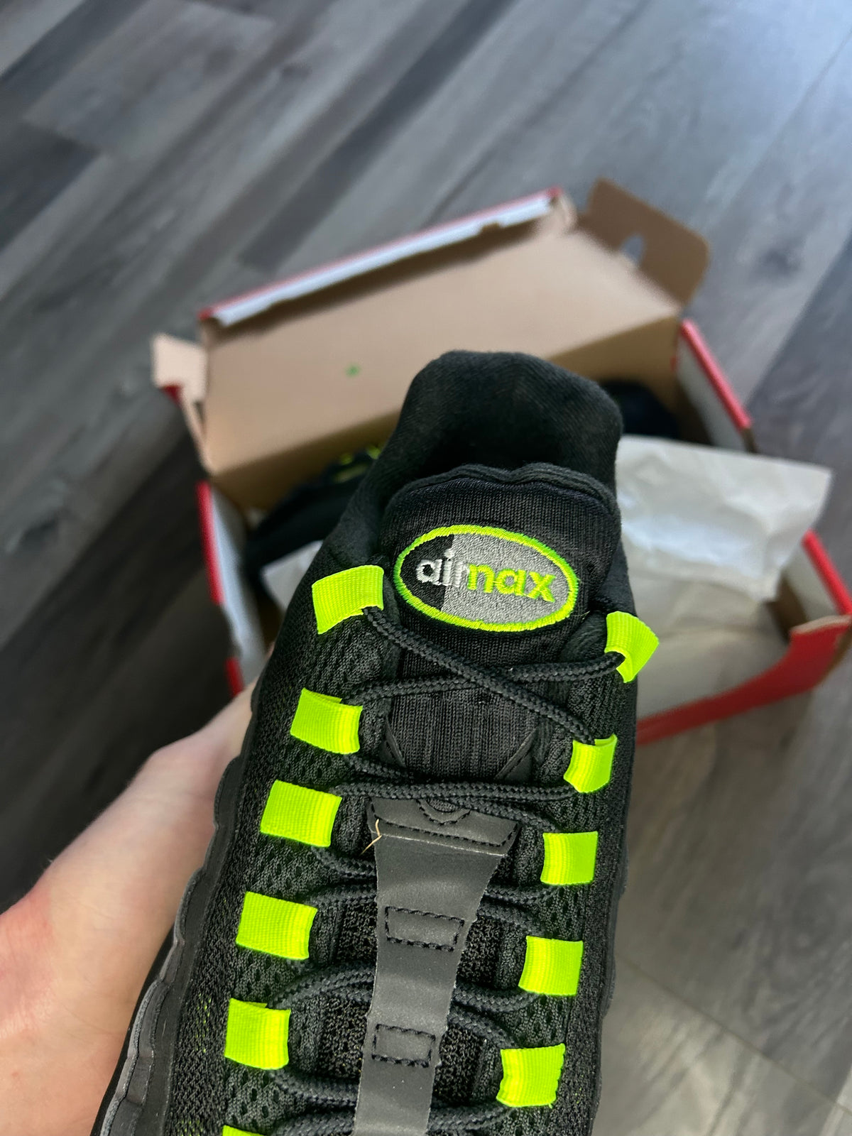 Nike Airmax 95 reverse neon uk 10.5 unworn