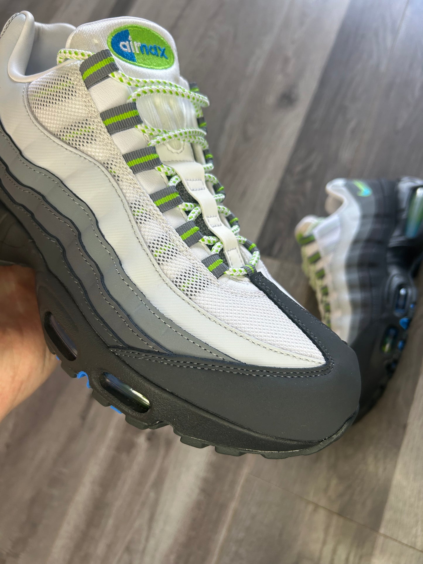 Nike Airmax 95 Green Apple big bubble 2026 uk 9 used