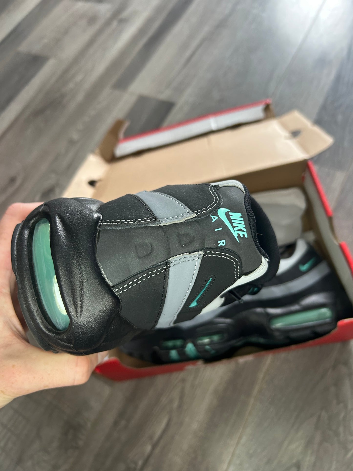 Nike Airmax 95 jade jewel uk 12 used