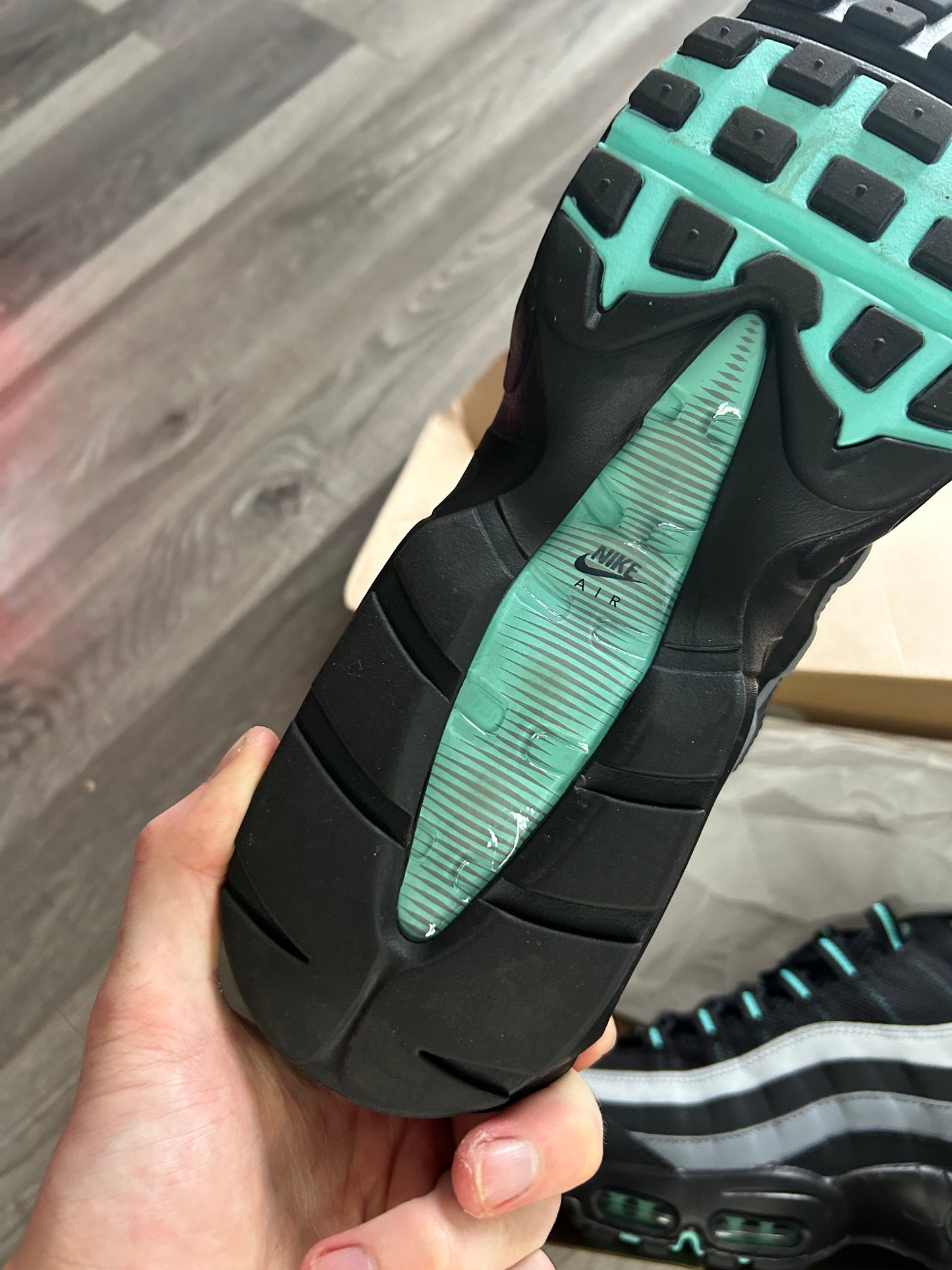 Nike Airmax 95 jade jewel uk 12 used