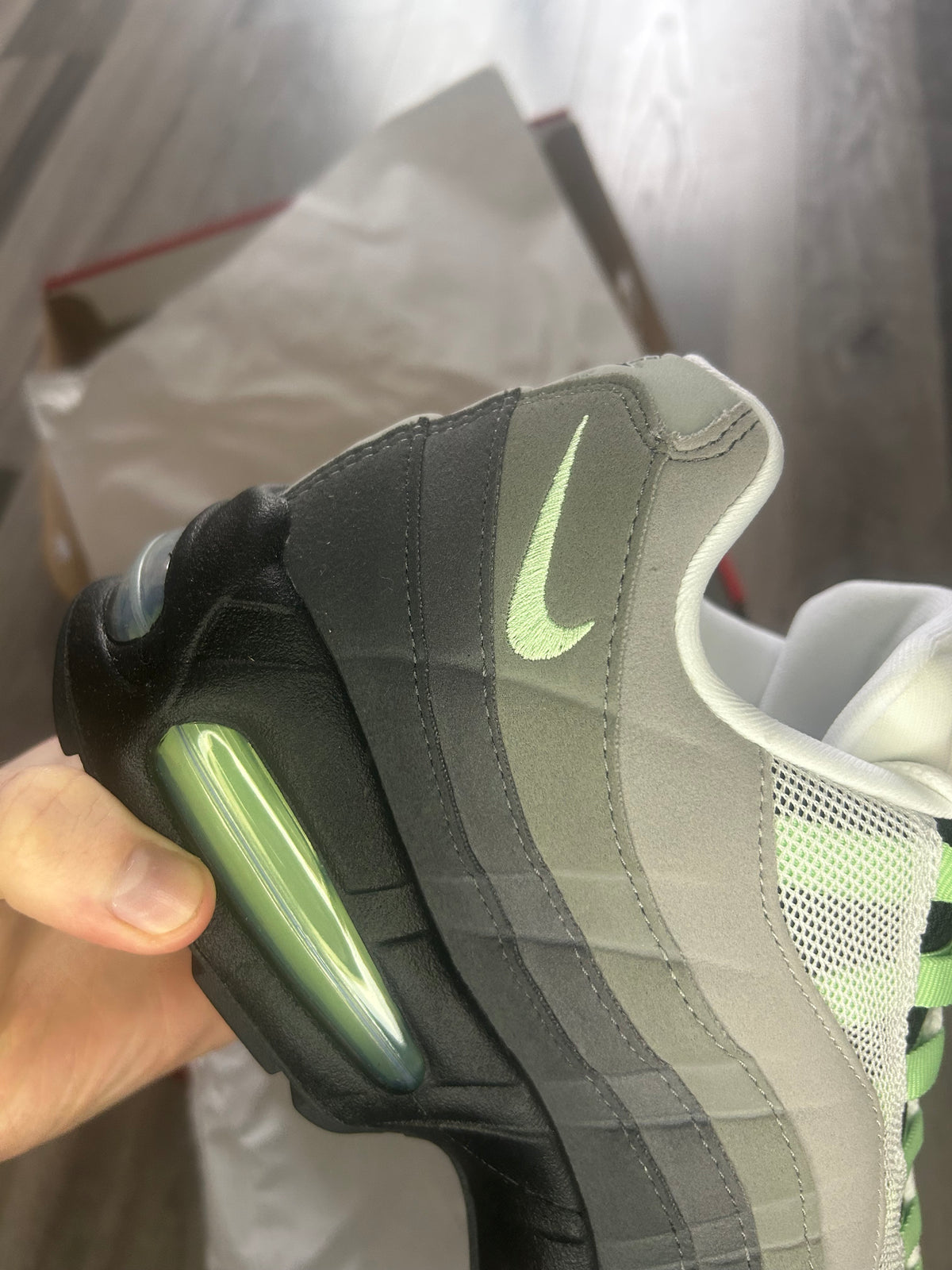 Nike Airmax 95 fresh mint big bubble uk 10.5 new