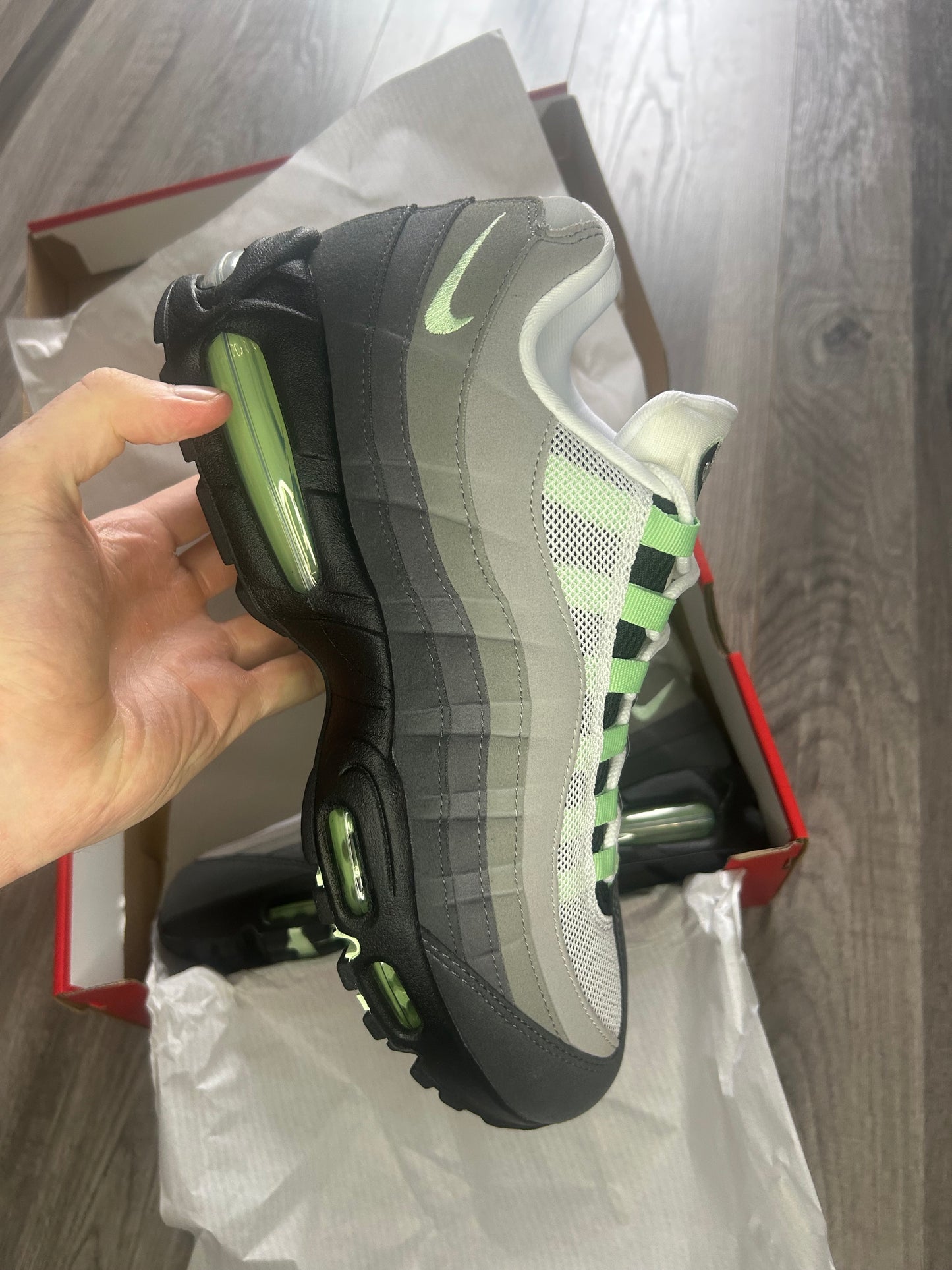 Nike Airmax 95 fresh mint big bubble uk 10.5 new