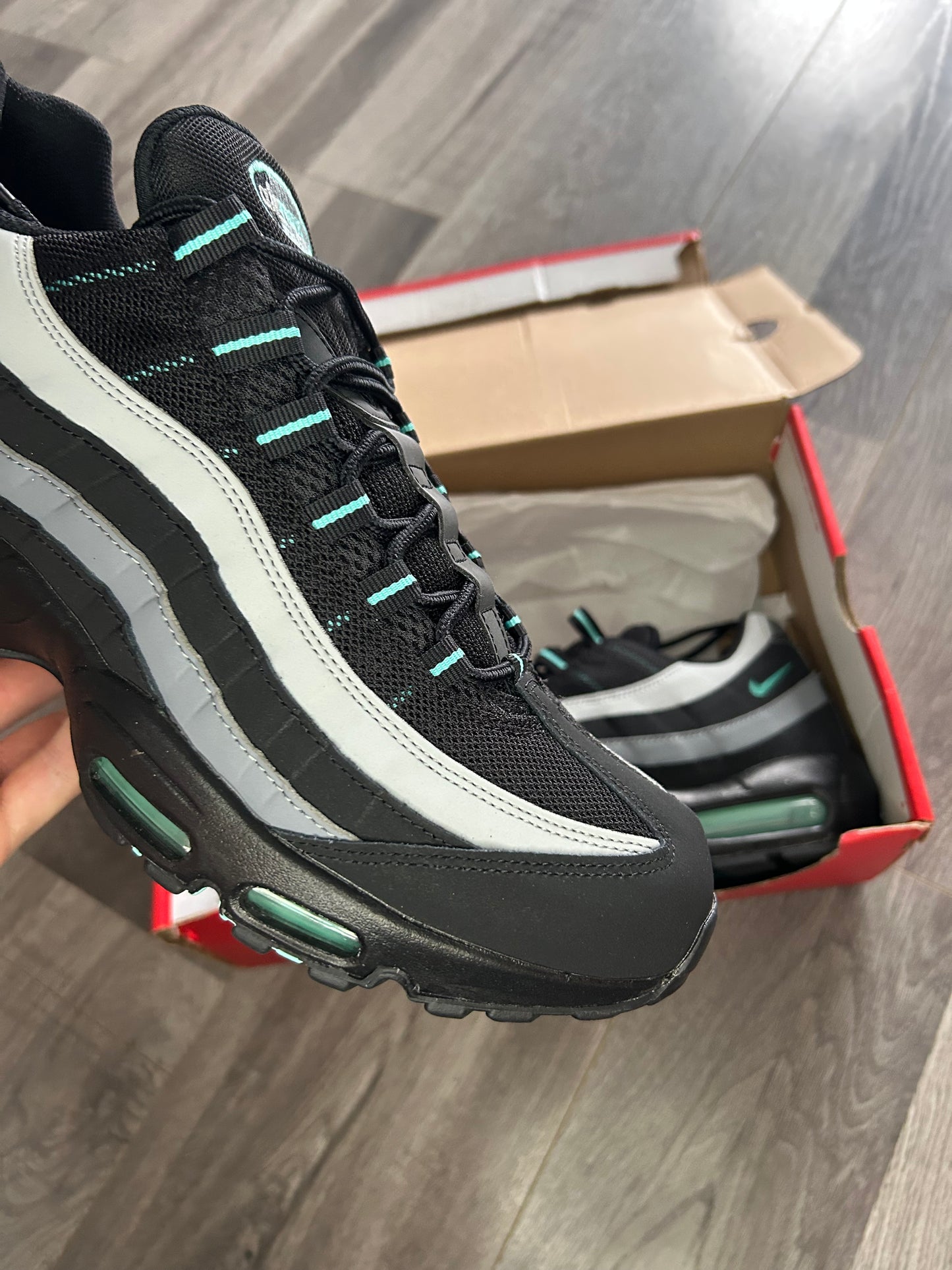 Nike Airmax 95 jade jewel uk 12 used