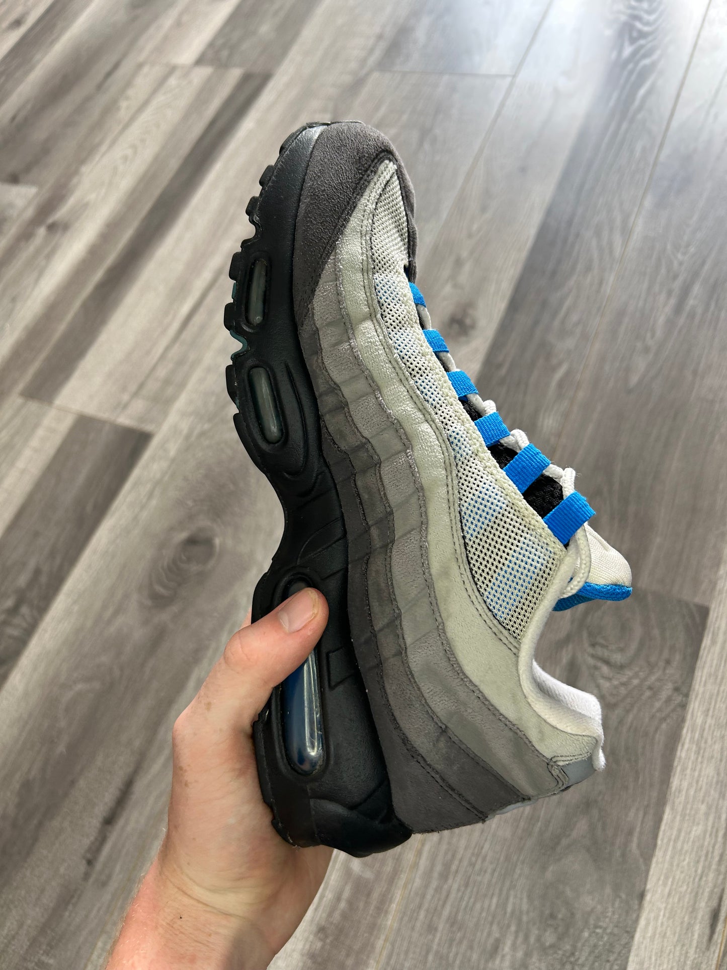Nike airmax 95 crystal blue 2018 uk 8 used